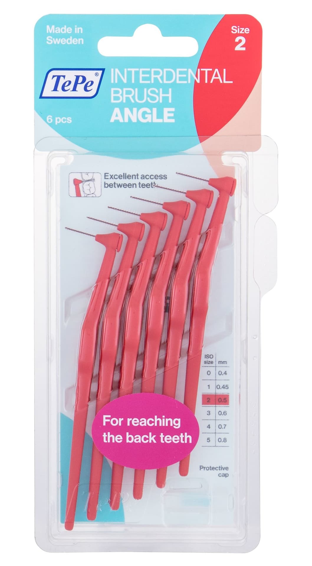 

TePe Angle szczoteczki międzyzębowe 0.5mm Czerwone 6szt