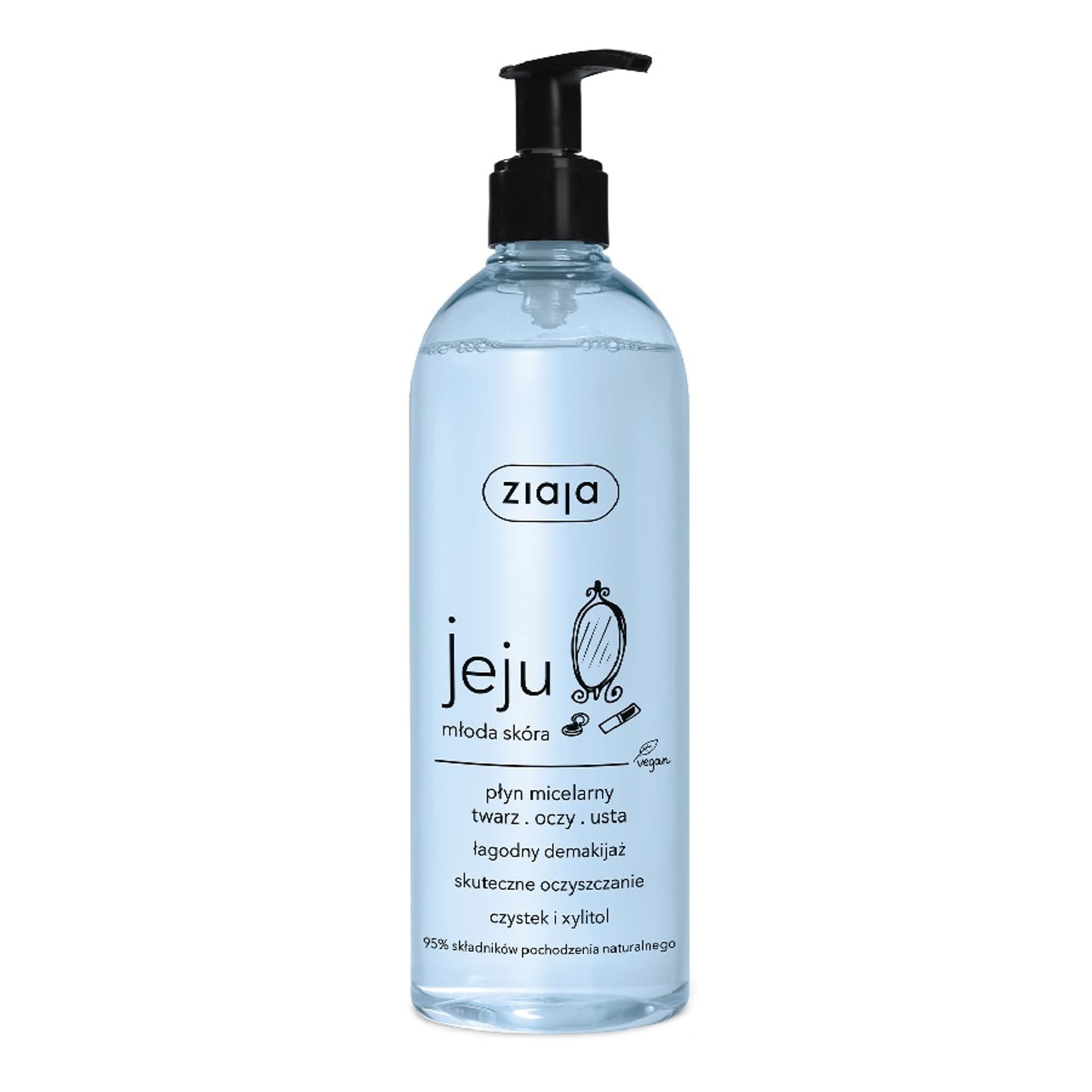 

Ziaja Jeju płyn micelarny do demakijażu twarzy oczu i ust 390ml
