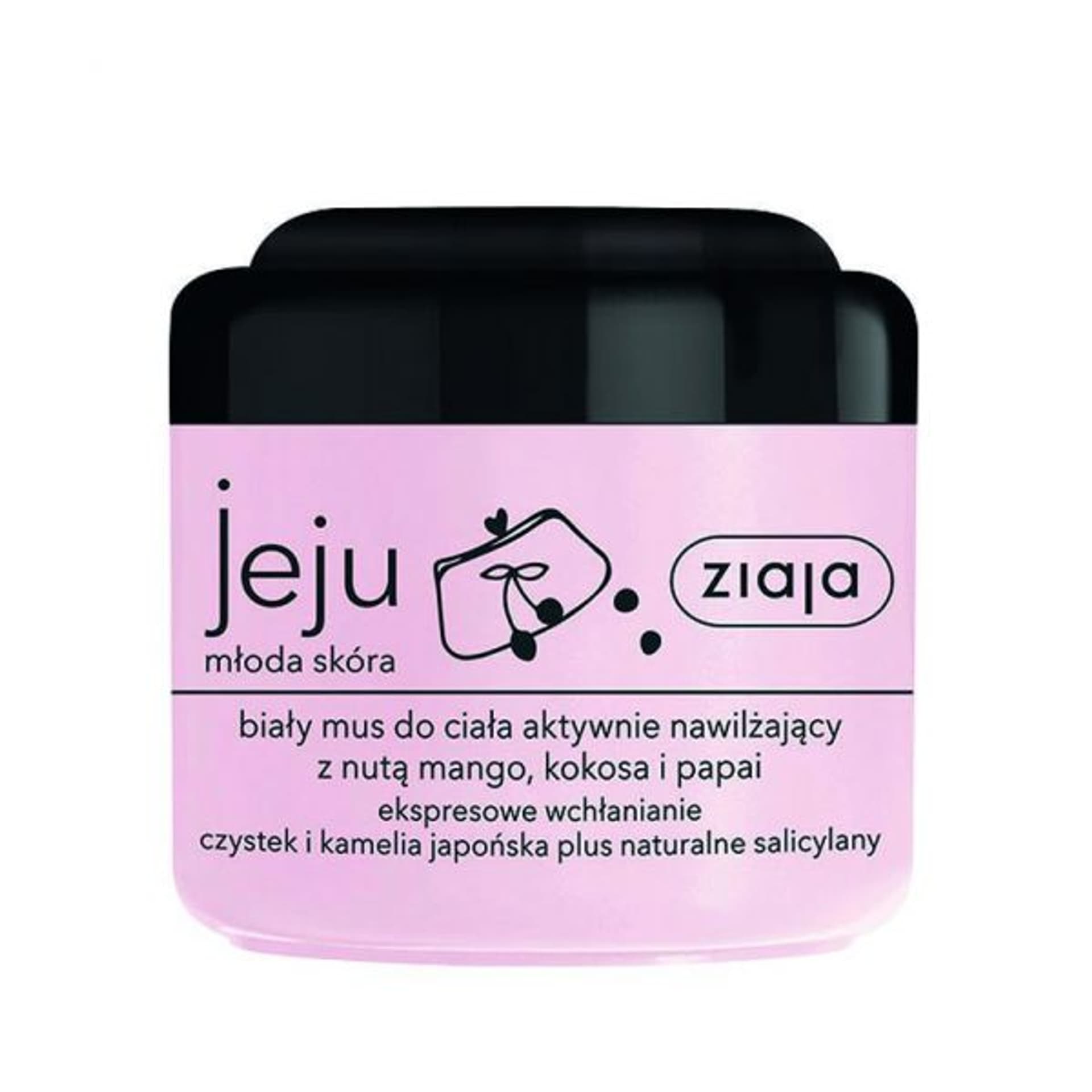 

Ziaja Jeju biały mus do ciała aktywnie nawilżający z nutą mango kokosa i papai 200ml
