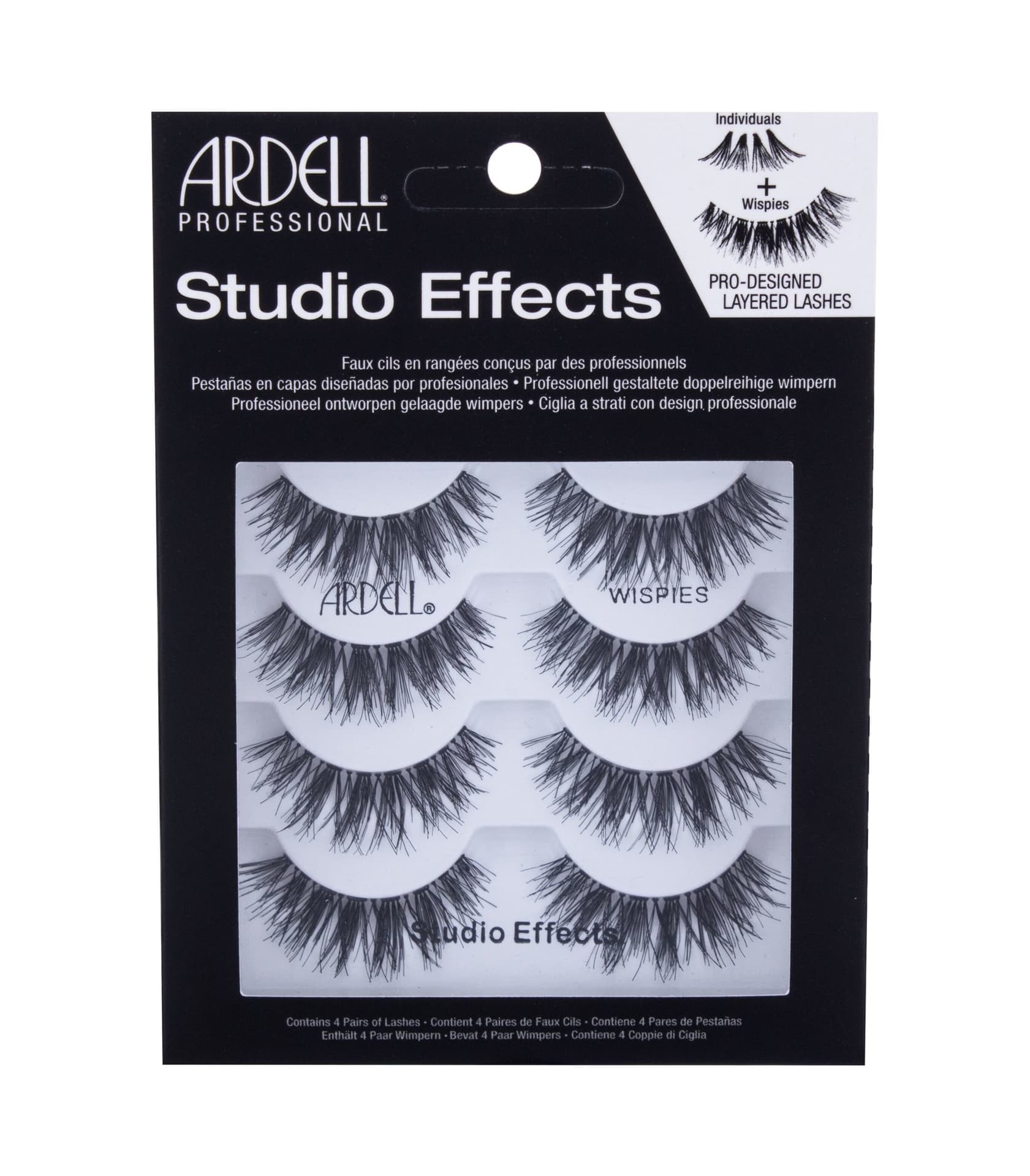 

Ardell Black Wispies Studio Effects Sztuczne rzęsy 4 szt (W)