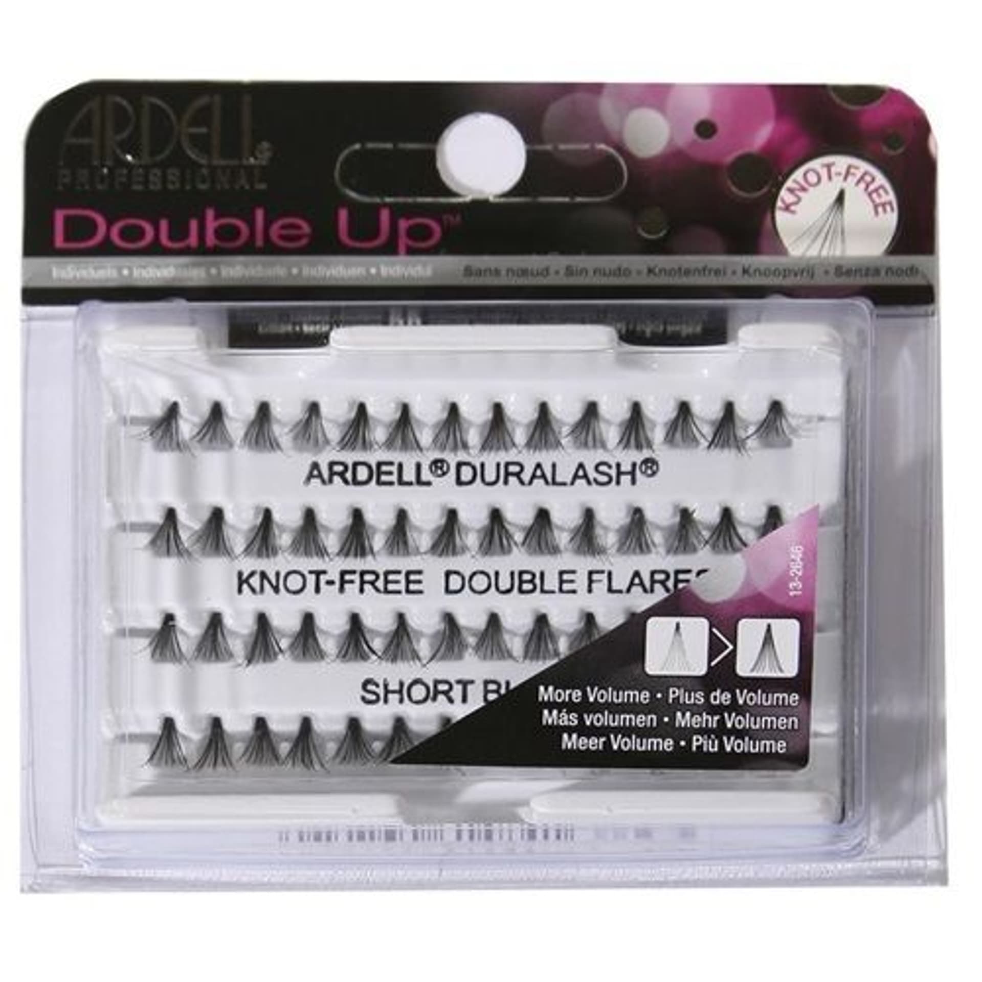 

Ardell Short Black Duralash Knot-Free Double Flares Double Up Sztuczne rzęsy 56 szt (W)