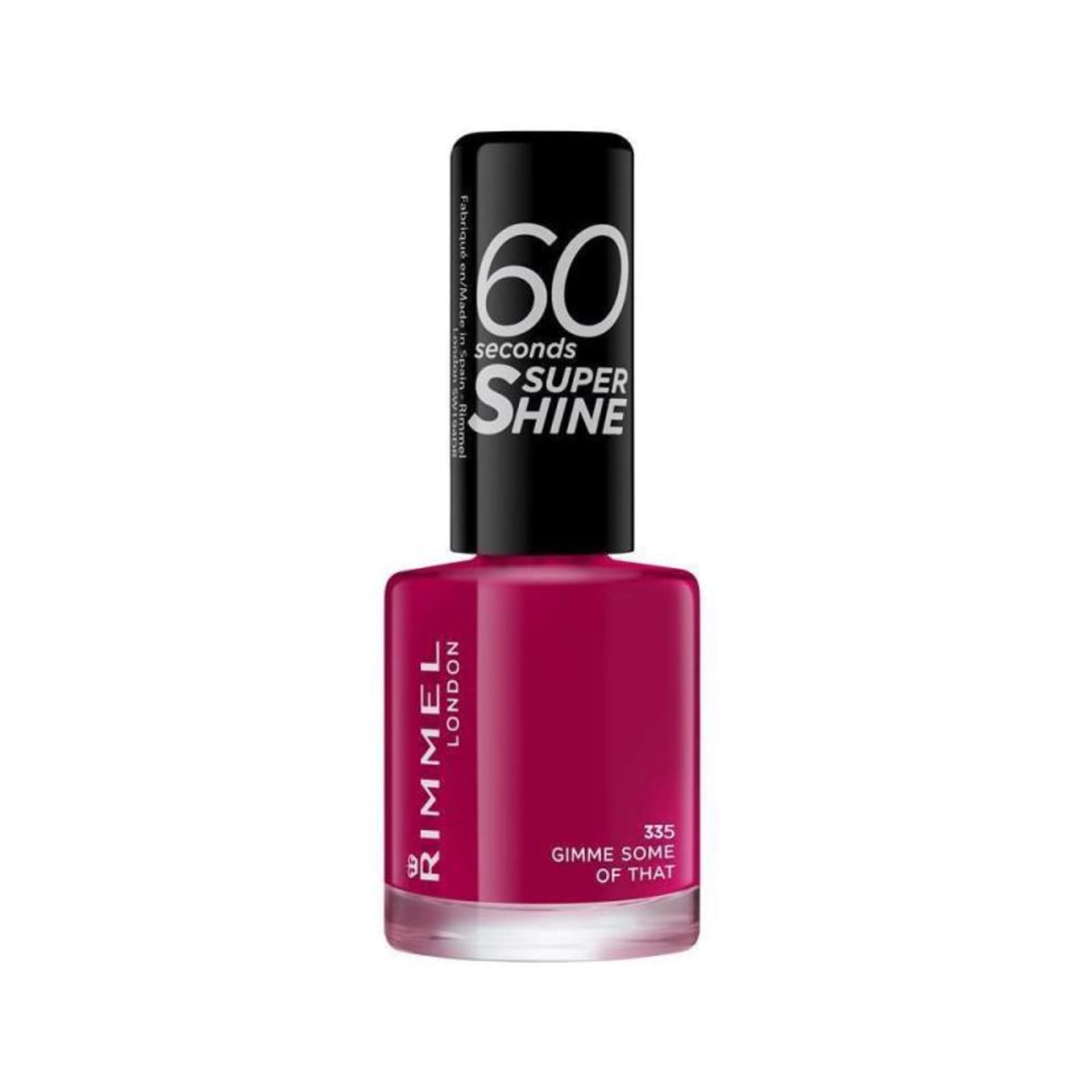 

Rimmel London 335 Gimme Some Of That Super Shine 60 Seconds Lakier do paznokci 8ml (W)