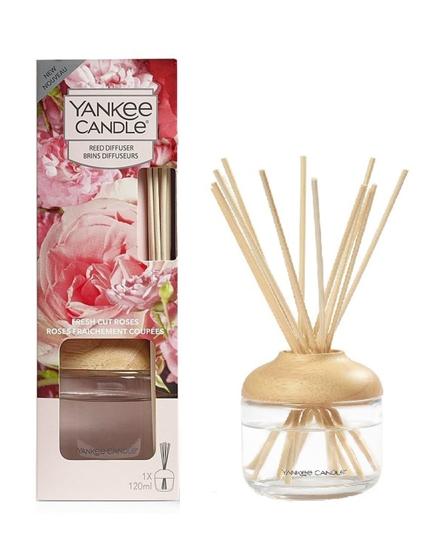 

Yankee Candle Fresh Cut Roses Odświeżacz w sprayu i dyfuzorze 120ml (U)
