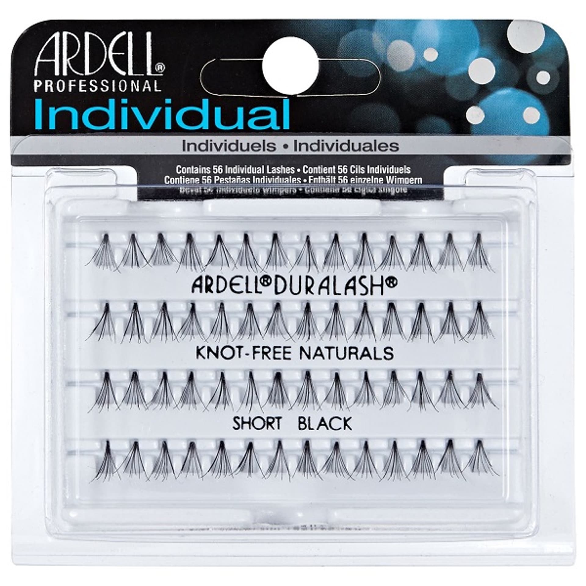 

Ardell Short Black Duralash Knot-Free Naturals Individuals Sztuczne rzęsy 56 szt (W)