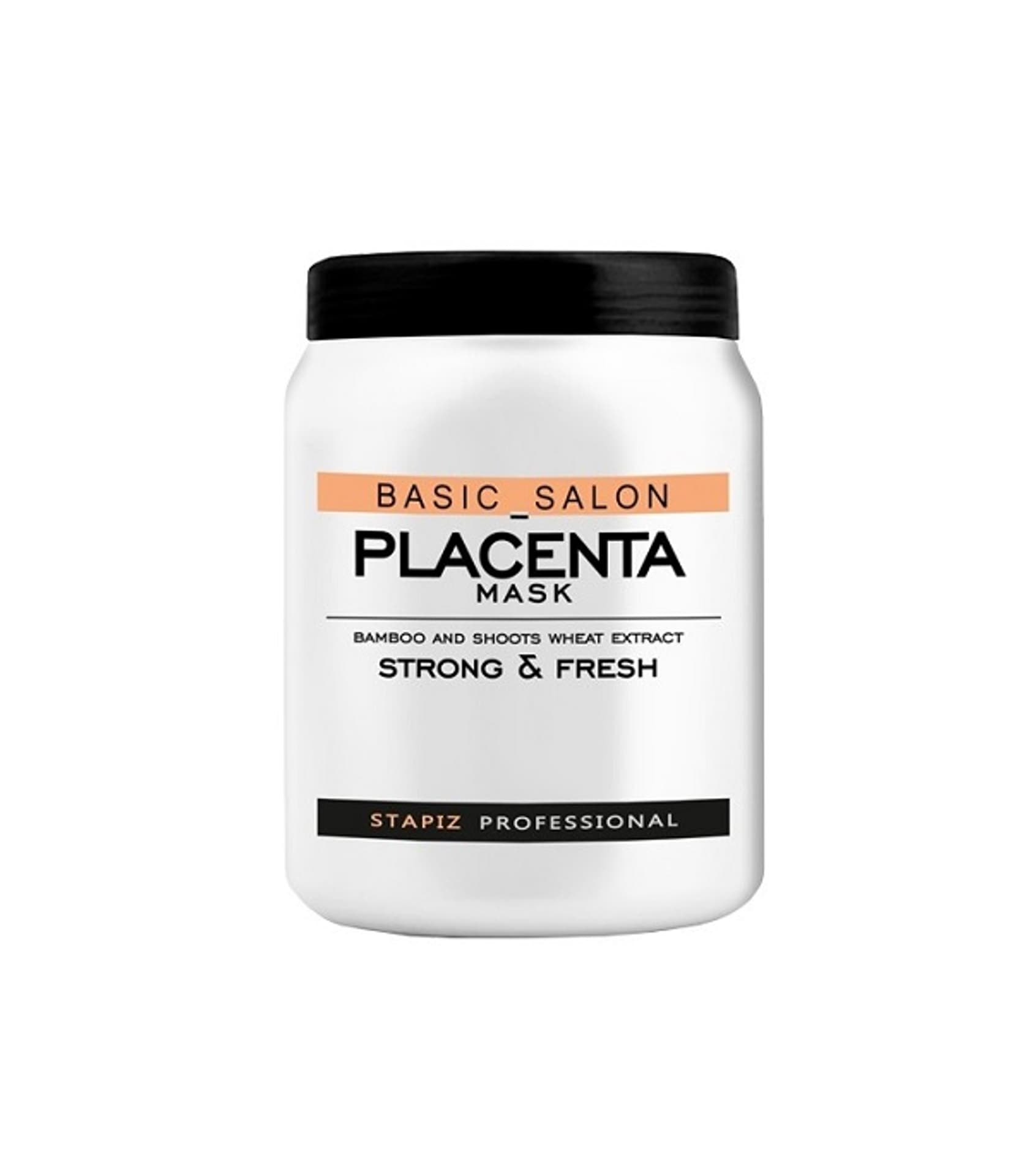 

Stapiz Basic Salon Placenta Mask maska do włosów z ekstraktami z bambusa i kiełków pszenicy 1000ml