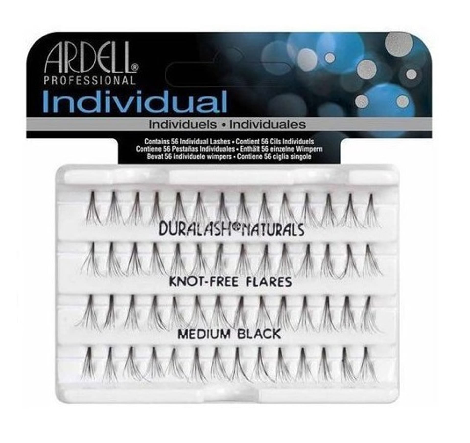 

Ardell Rzęsy i akcesoria Individual Knot-Free zestaw 56 kępek rzęs Medium Black