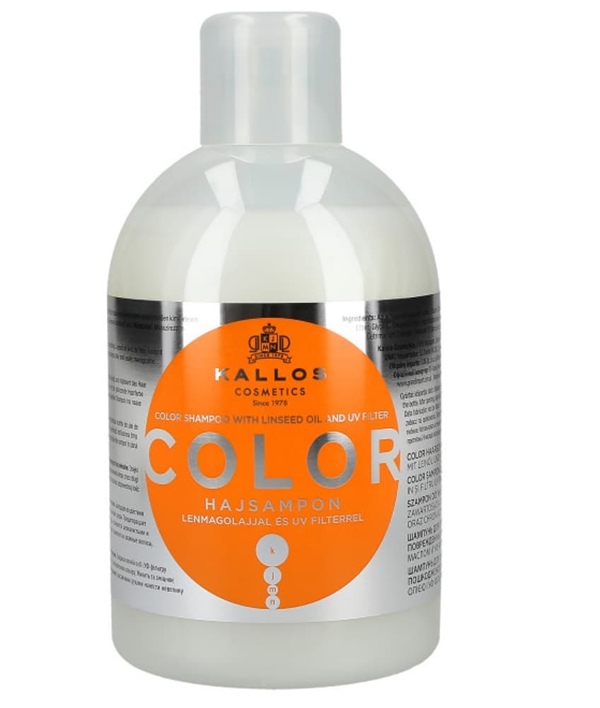 

Kallos Color Shampoo With Linseed Oil and UV Filter szampon do włosów farbowanych 1000ml