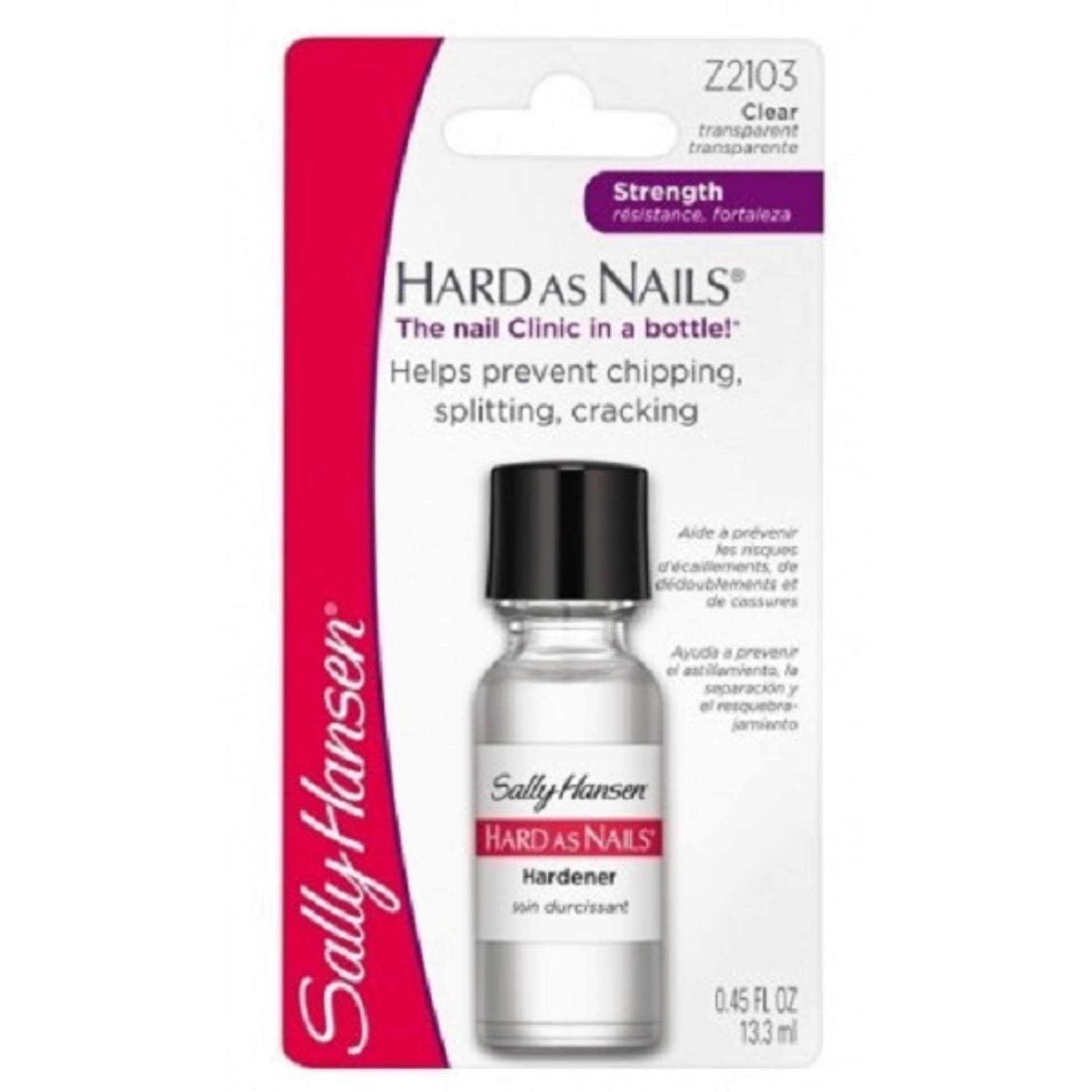 

Sally Hansen Clear Hardener Hard As Nails Lakier do paznokci 13,3ml (W)