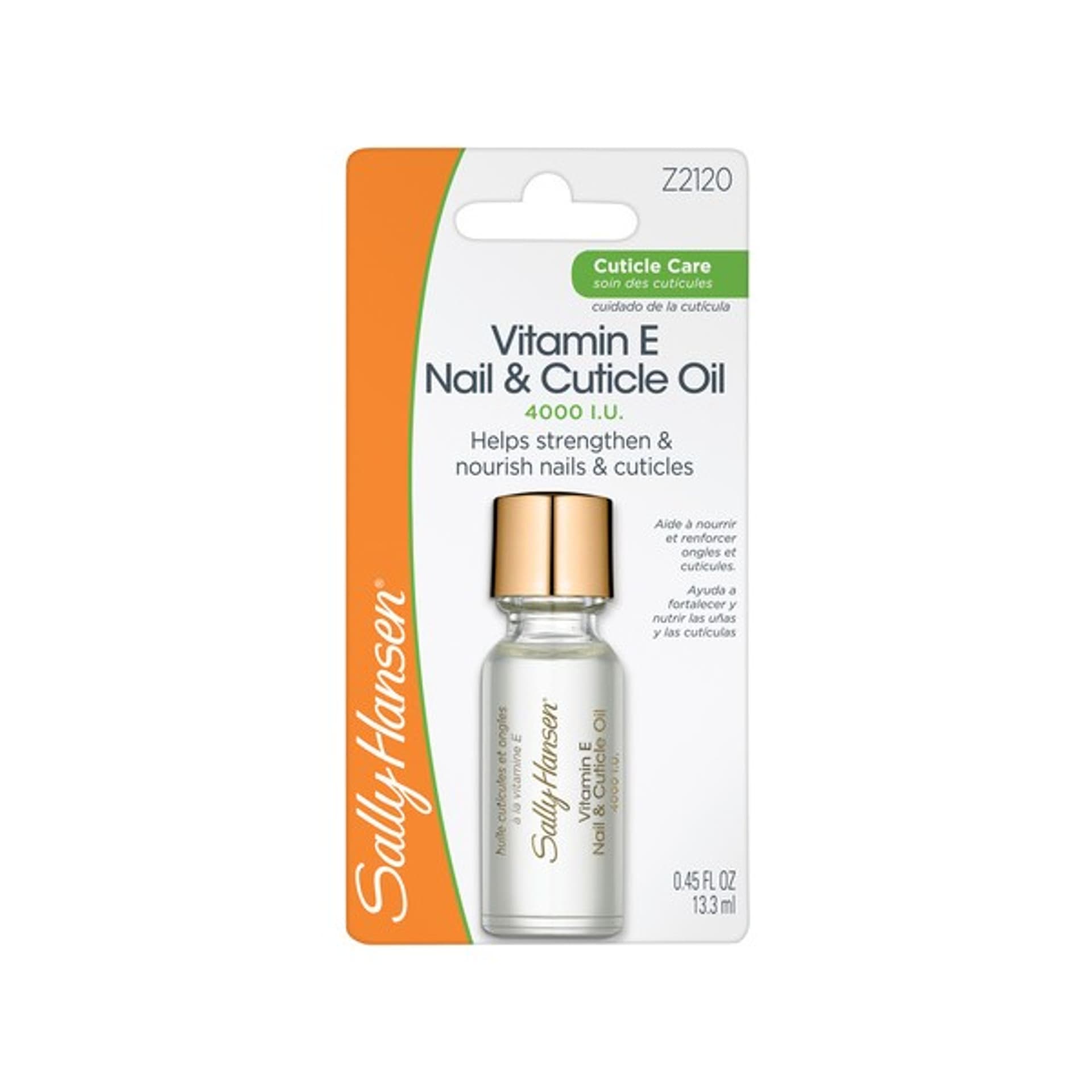 

Sally Hansen Vitamin E Nail and Cuticle Oil Cuticle Care Pielęgnacja paznokci 13,3ml (W)