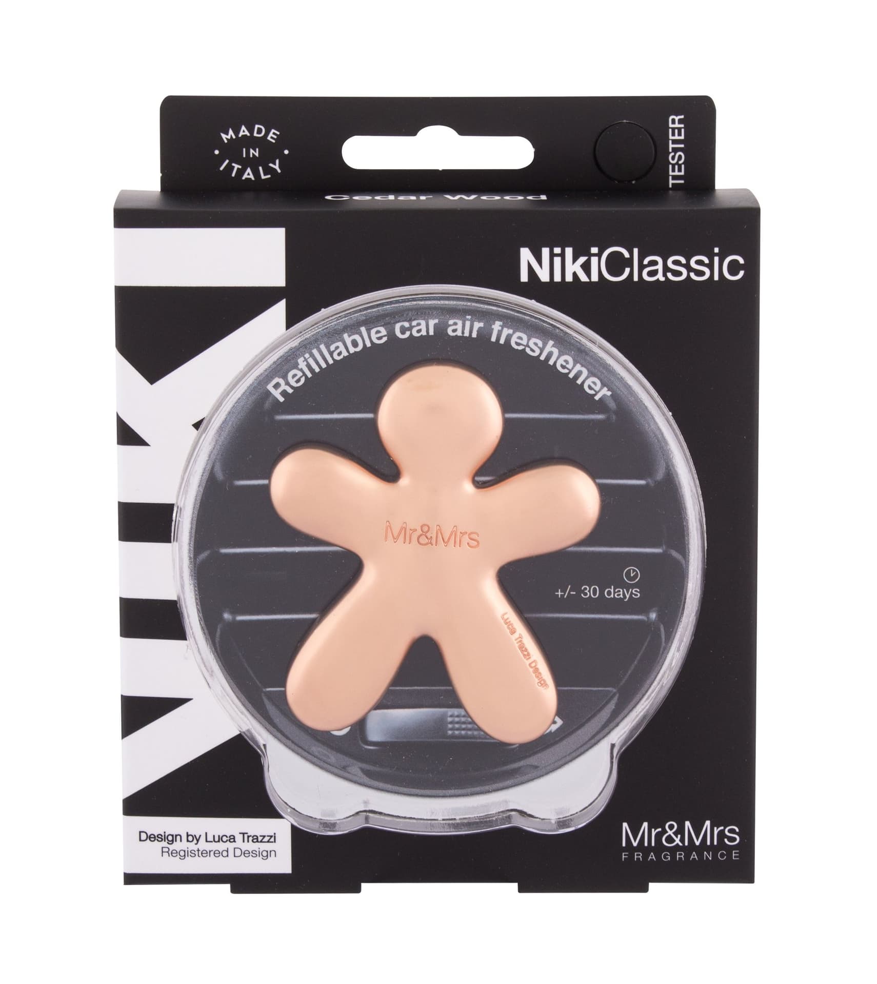 

MrMrs Fragrance Niki Cedar Wood Do napełnienia Zapach samochodowy 1 szt (U)