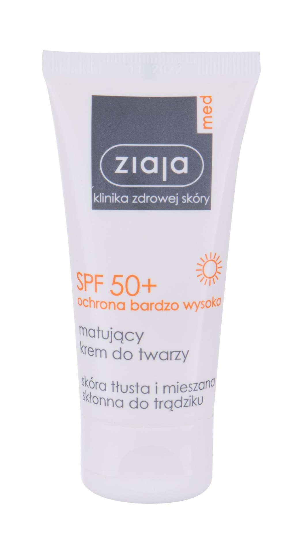 

Ziaja Med Matifying Protective SPF50+ Preparat do opalania twarzy 50ml (W)