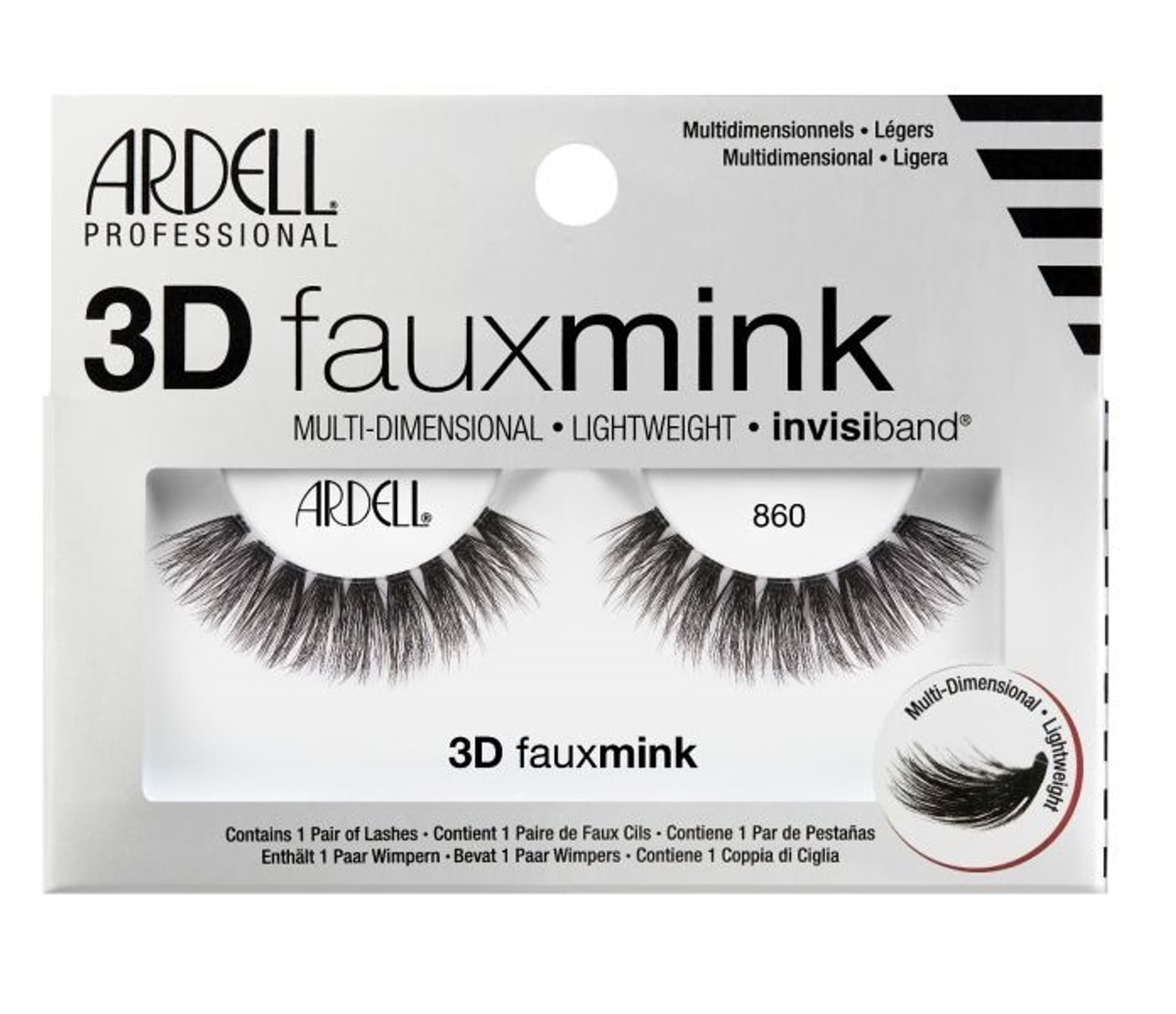 

Ardell 3D Faux Mink para sztucznych rzęs 860 Black