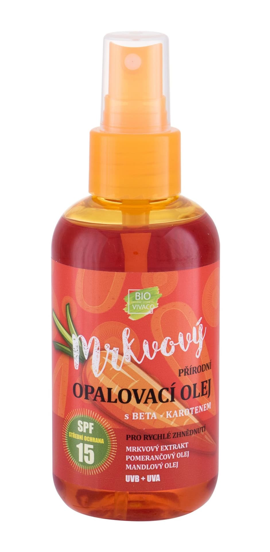 

Vivaco Carrot Suntan Oil Bio SPF15 Preparat do opalania ciała 150ml (U)