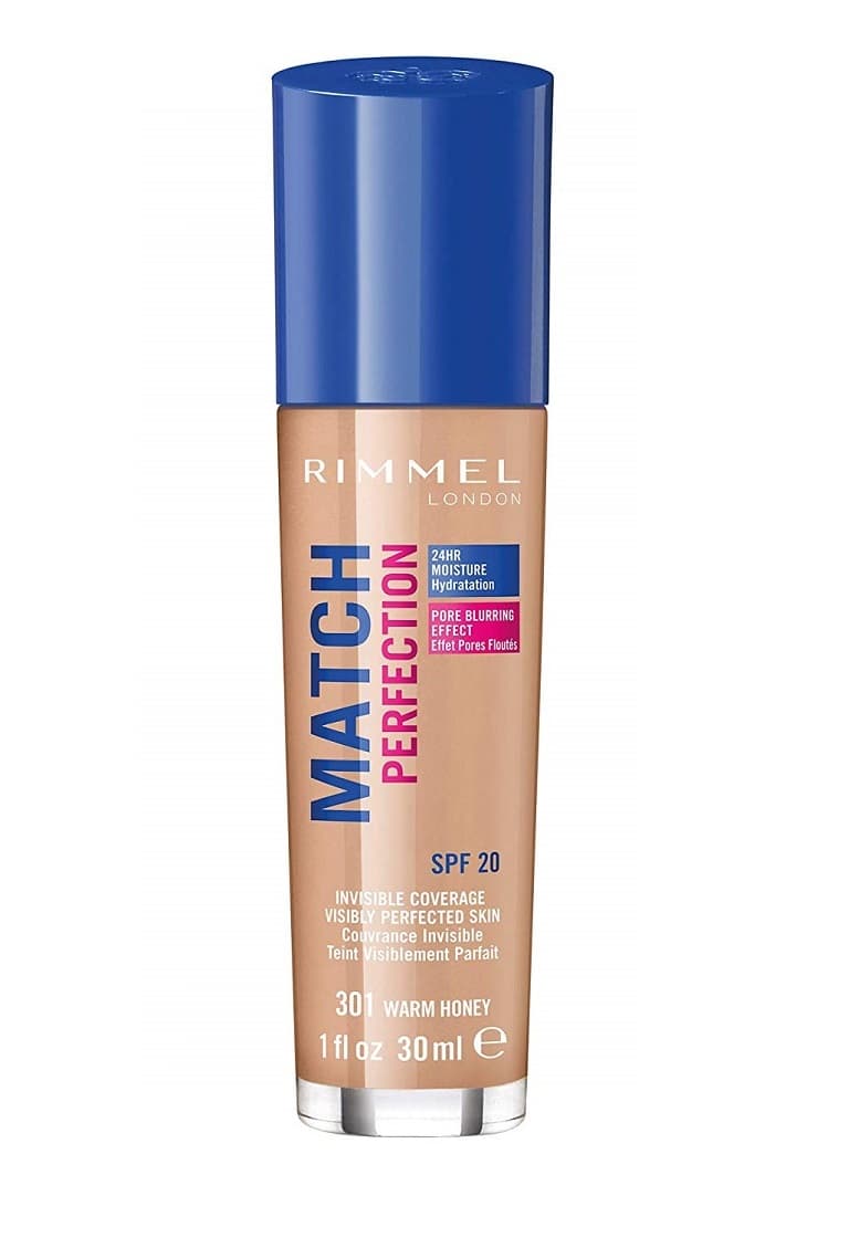 

Rimmel London 301 Warm Honey SPF20 Match Perfection Podkład 30ml (W)