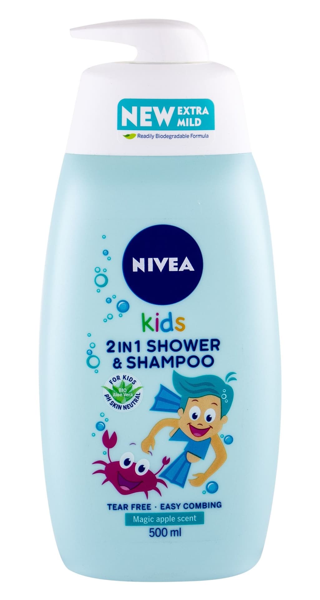 

Nivea 2in1 Shower Shampoo Kids Magic Apple Scent Żel pod prysznic 500ml (K)