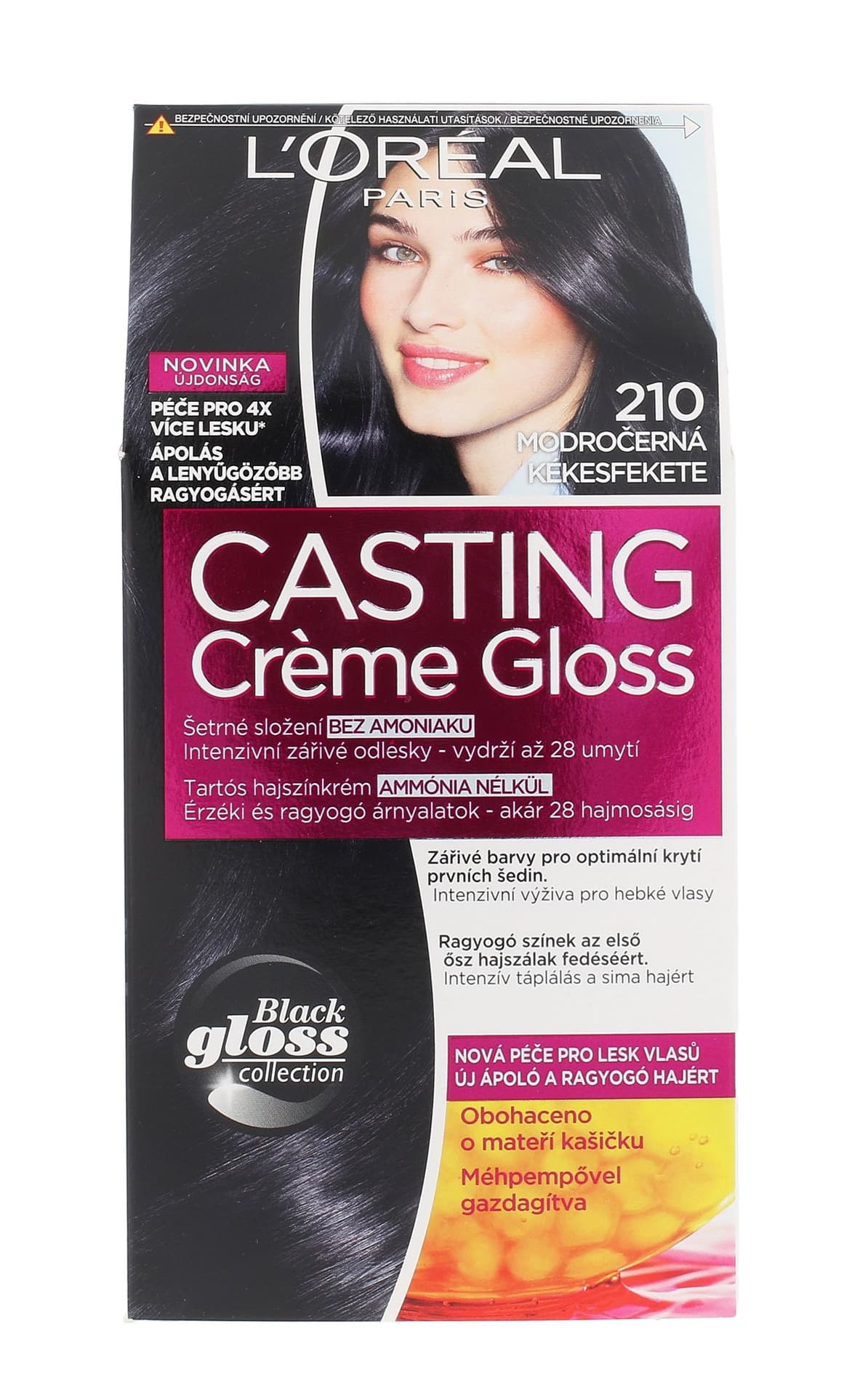 

L´Oréal Paris 210 Blue Black Casting Creme Gloss Farba do włosów 48ml (W)