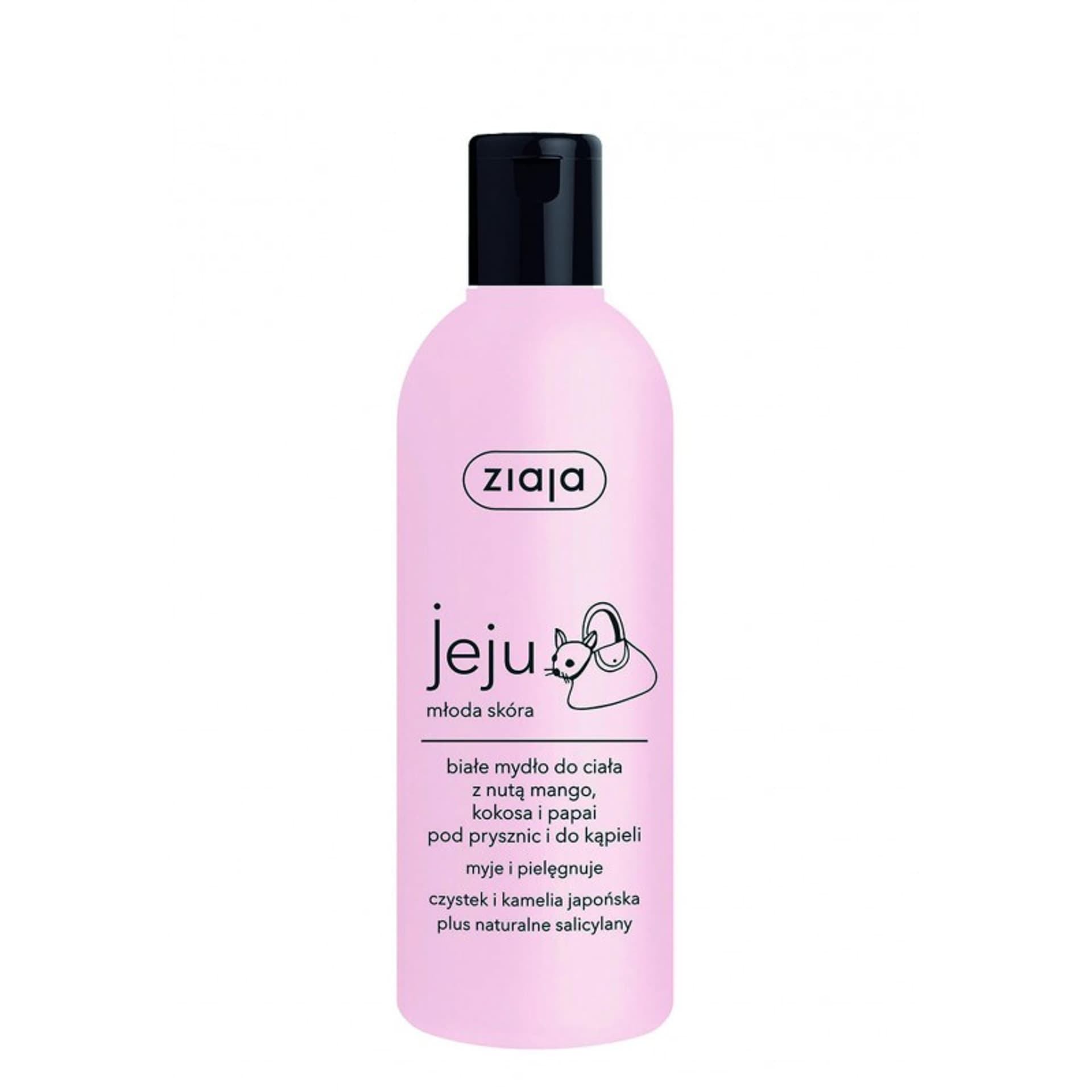 

Ziaja Jeju białe mydło do ciała pod prysznic i do kąpieli z nutą mango kokosa i papai 300ml