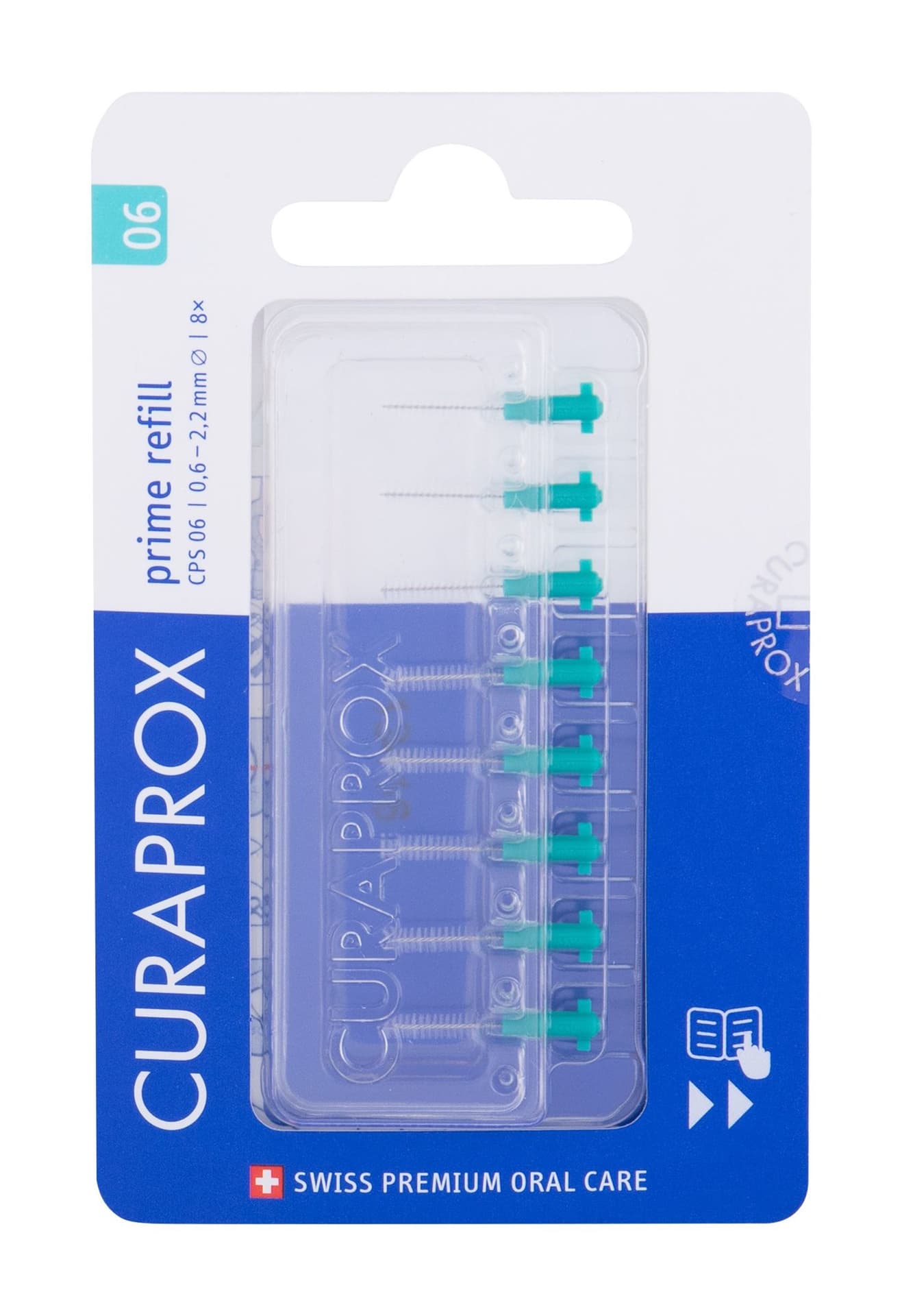 

Curaprox Prime Refill CPS 0,6 - 2,2 mm Szczoteczka do przestrzeni międzyzębowych 8 szt (U)