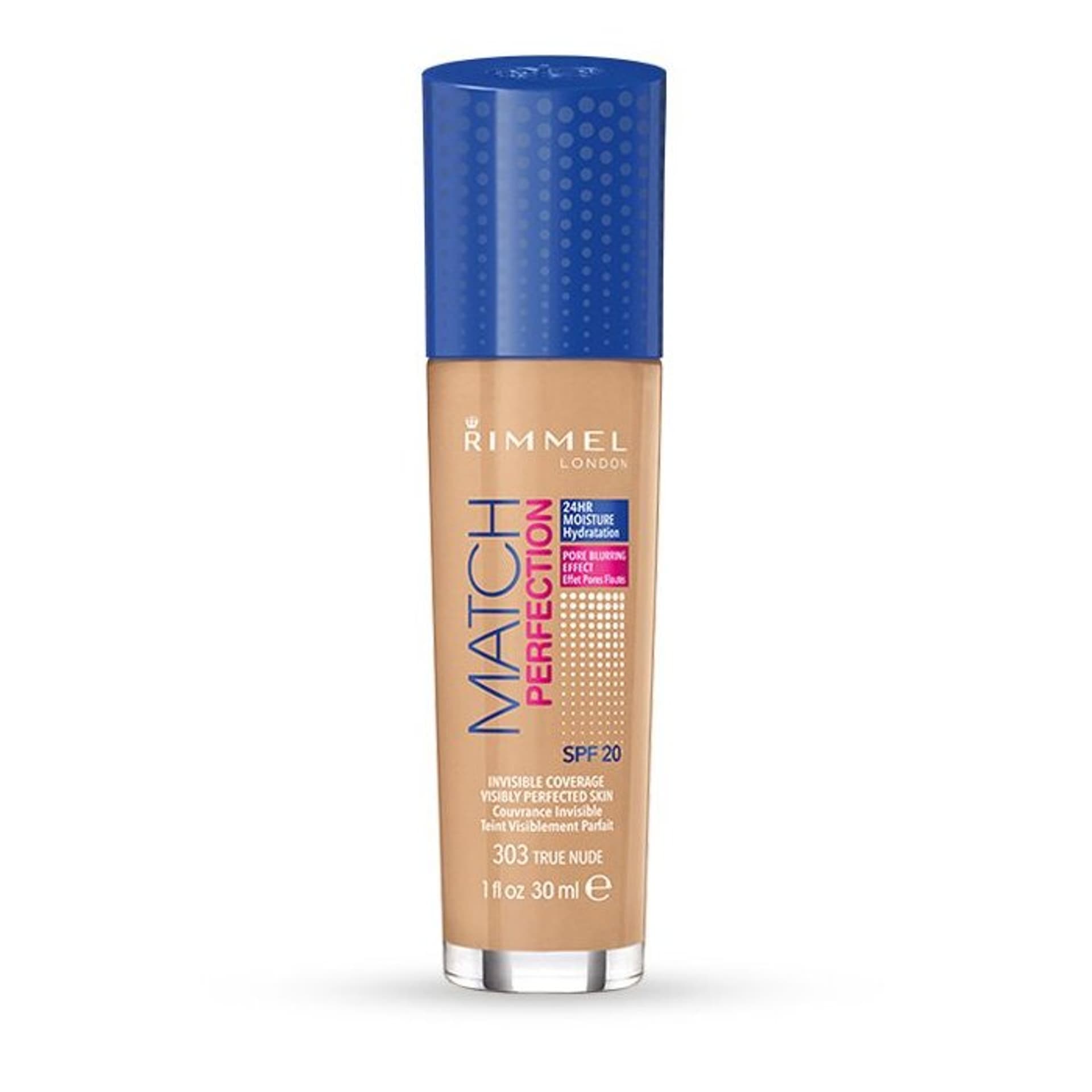 

Rimmel London 303 True Nude SPF20 Match Perfection Podkład 30ml (W)