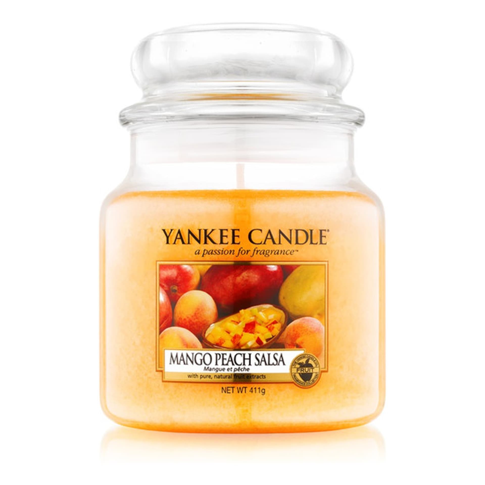 

Yankee Candle Mango Peach Salsa Świeczka zapachowa 411g (U)