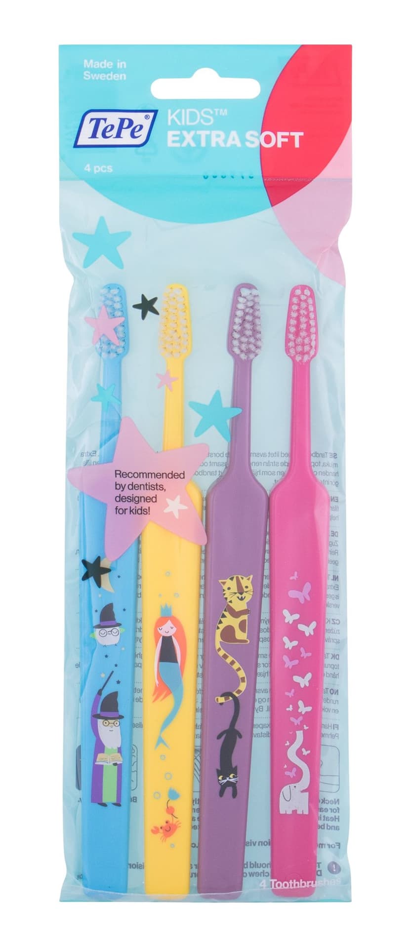 

TePe Extra Soft Kids Szczoteczka do zębów 4 szt (K)