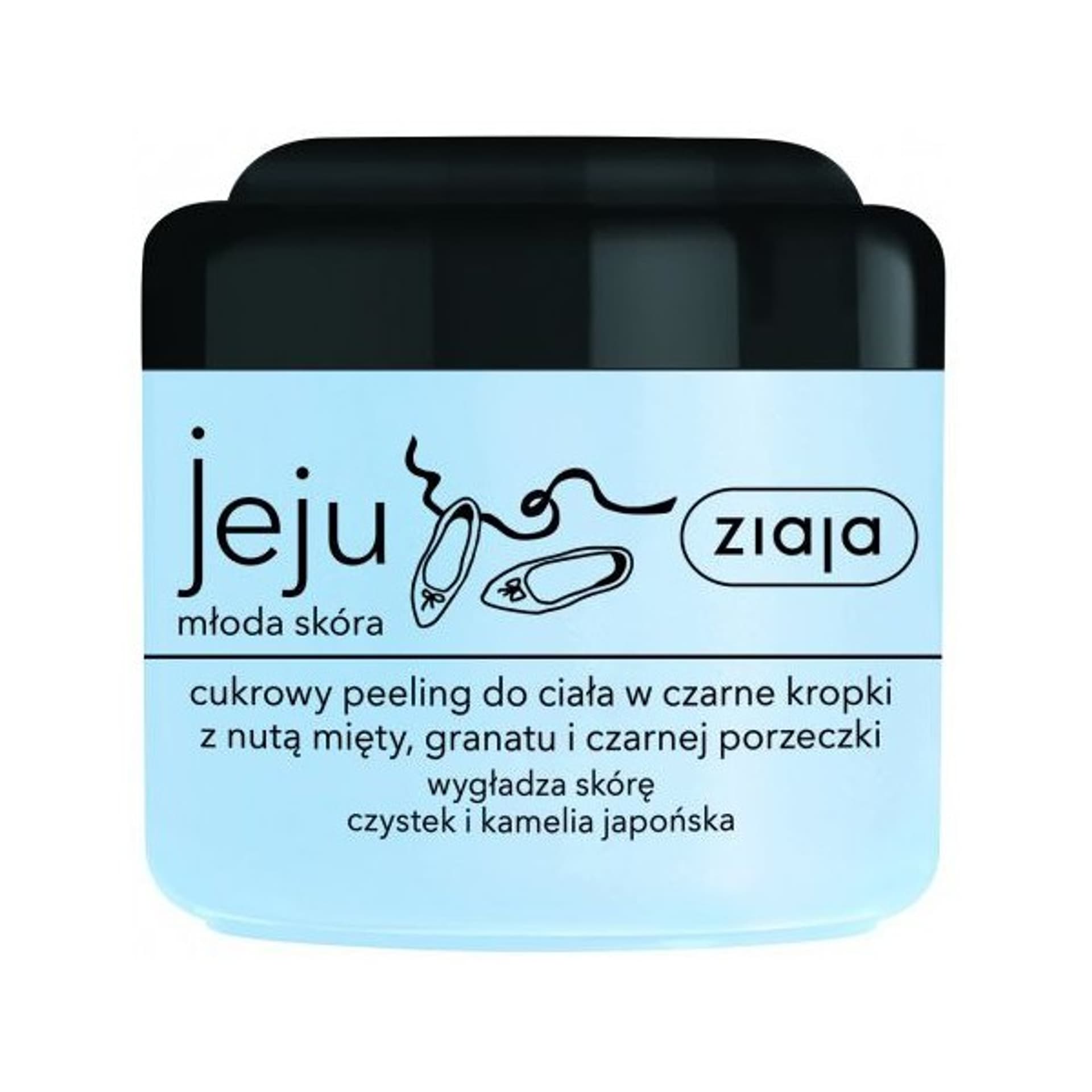 

Ziaja Jeju cukrowy peeling do ciała w czarne kropki 200ml