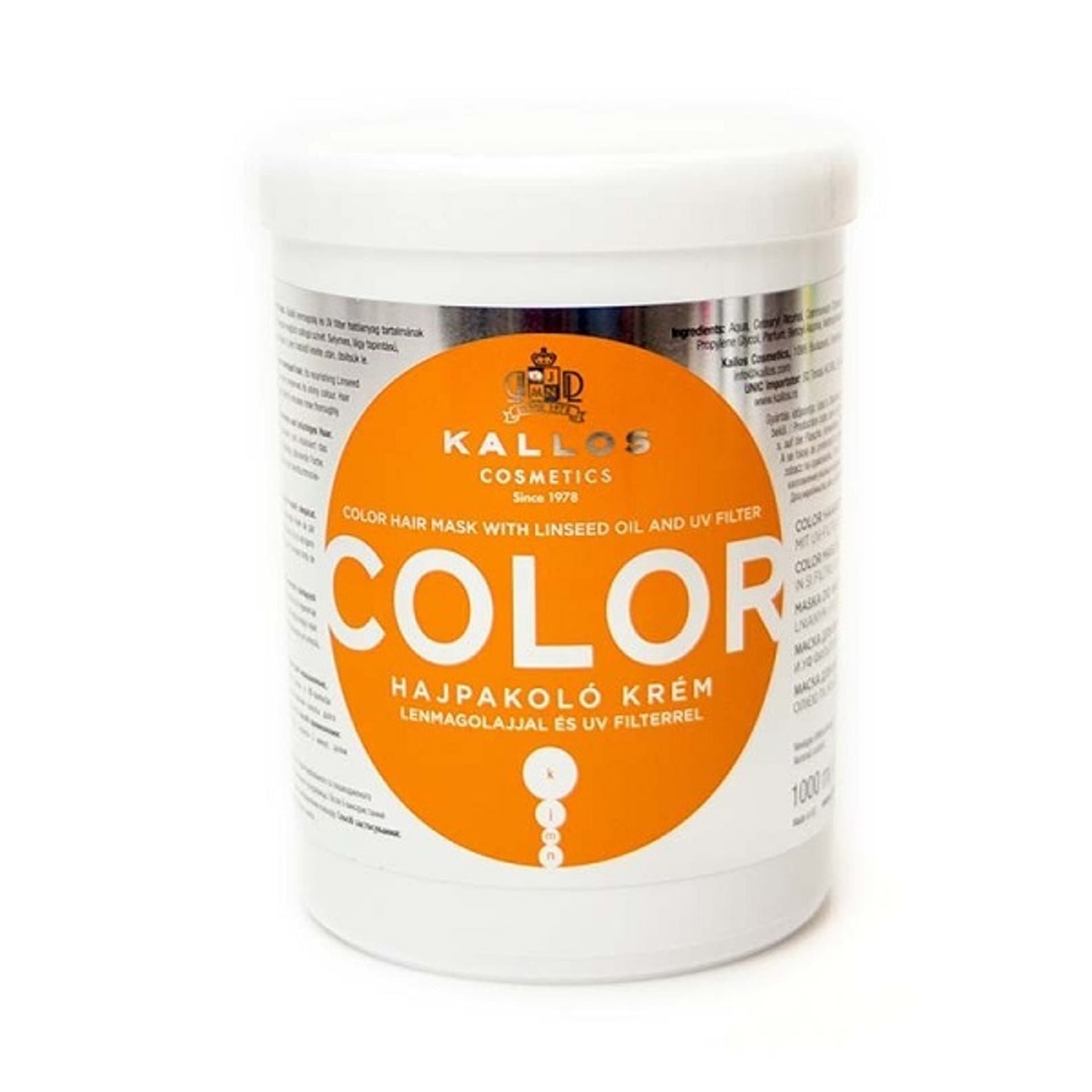 

Kallos KJMN Colour Mask maska kondycjonująca i chroniąca kolor do włosów farbowanych 1000ml