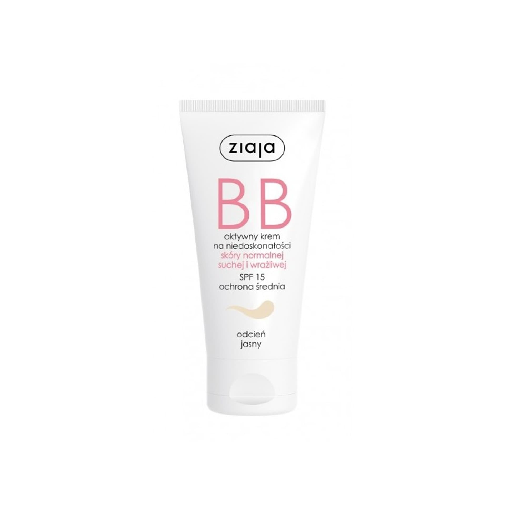 

Ziaja BB krem do skóry normalnej, suchej i wrażliwej odcień jasny SPF15 50ml