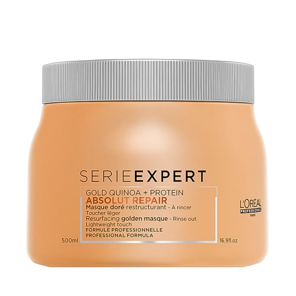 

L´Oréal Professionnel Absolut Repair Gold Quinoa + Protein Série Expert Resurfacing Golden Masque Maska do włosów 500ml (W)