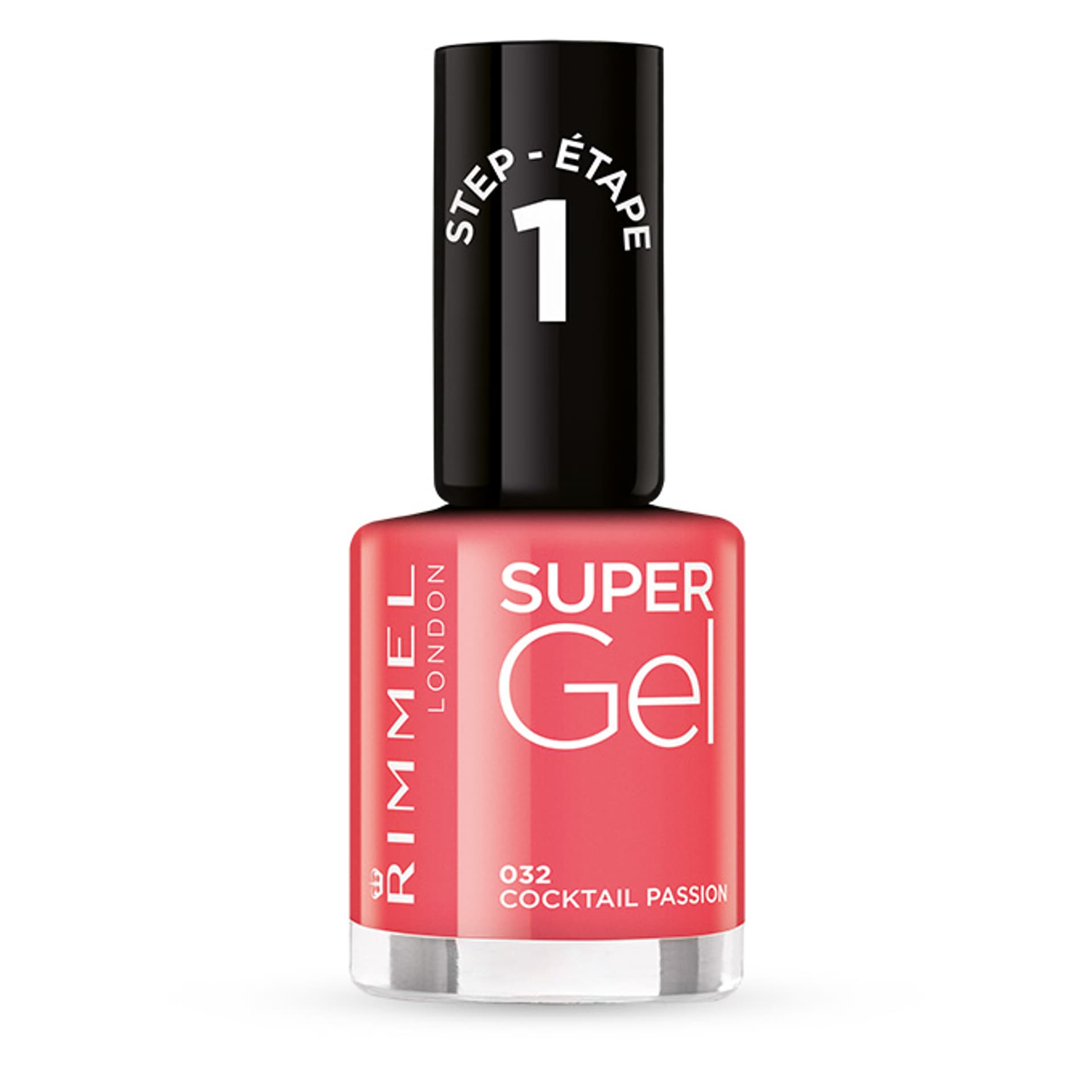 

Rimmel London 032 Cocktail Passion STEP1 Super Gel Lakier do paznokci 12ml (W)