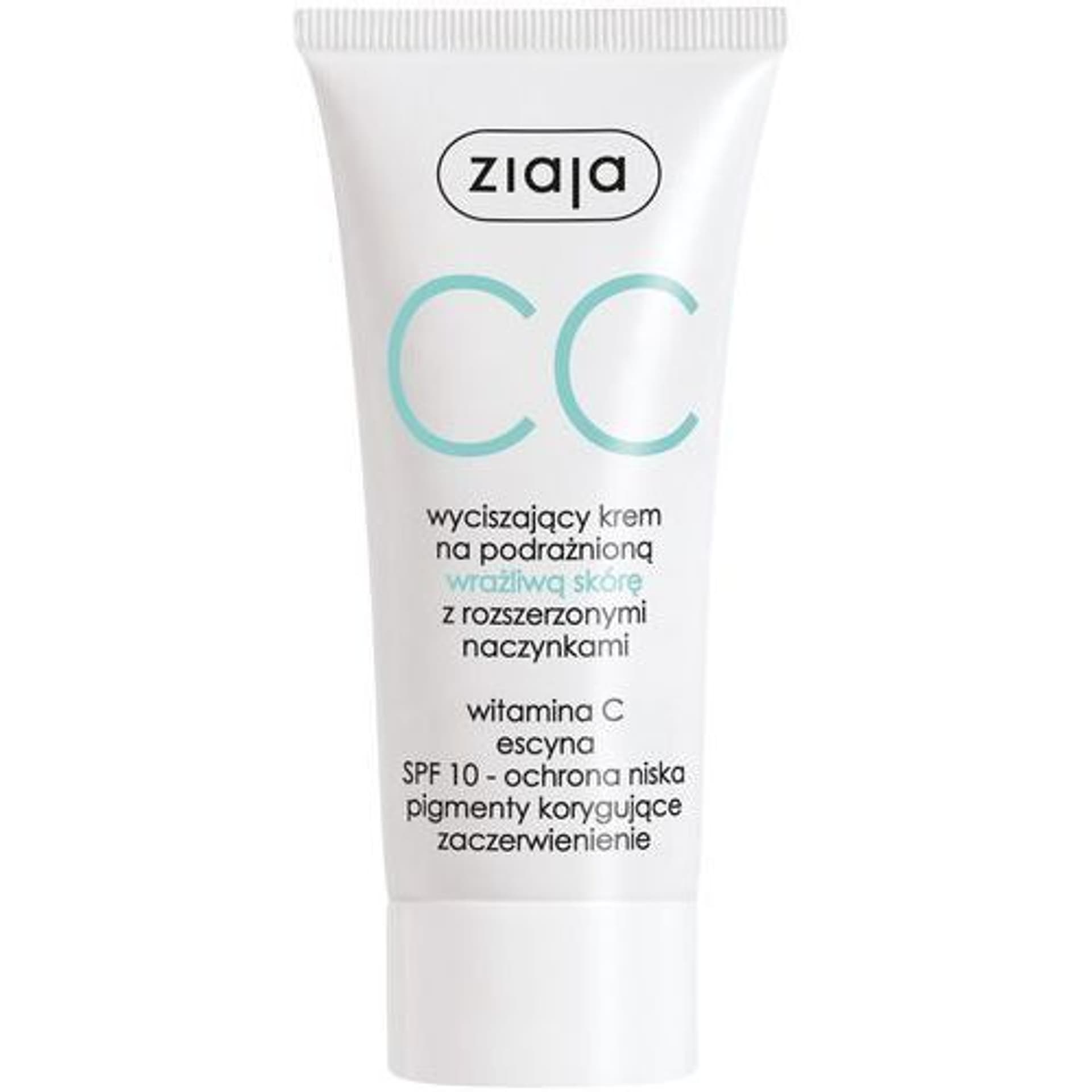 

Ziaja CC krem na podrażnioną i wrażliwą skórę z rozszerzonymi naczynkami SPF10 50ml