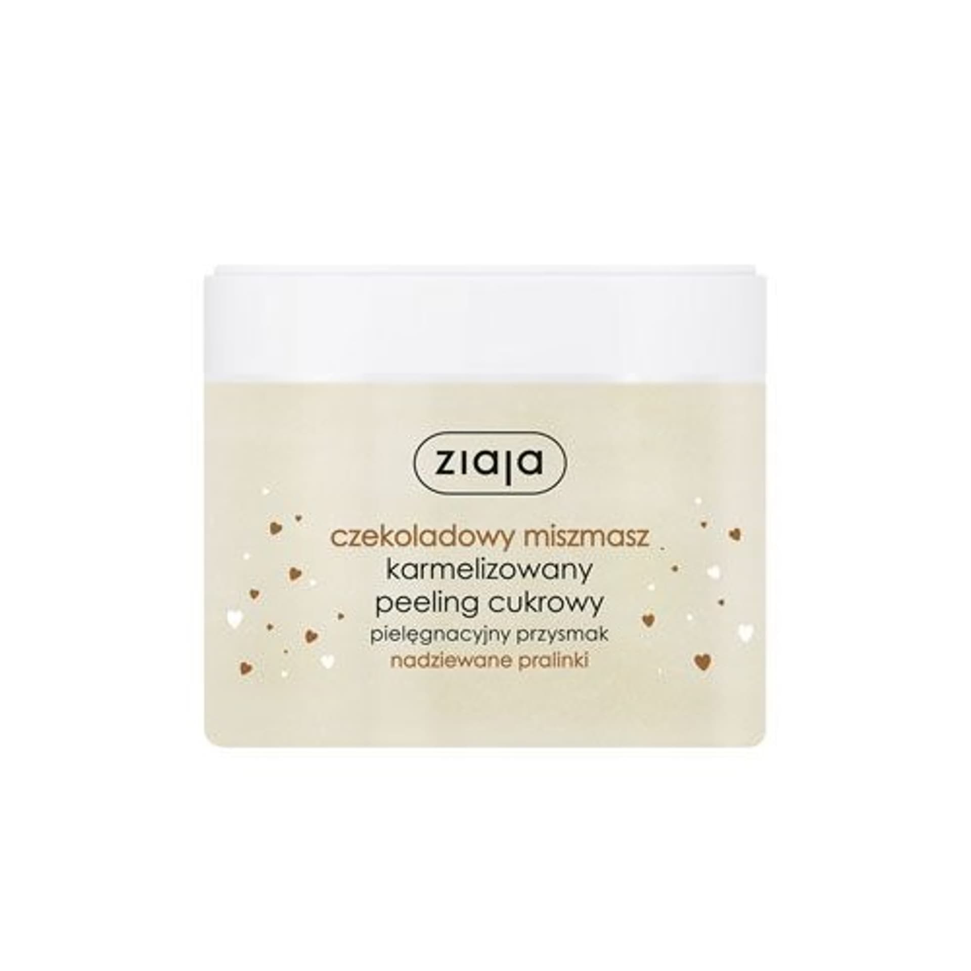 

Ziaja Czekoladowy miszmasz karmelizowany peeling cukrowy Nadziewane Pralinki 300ml