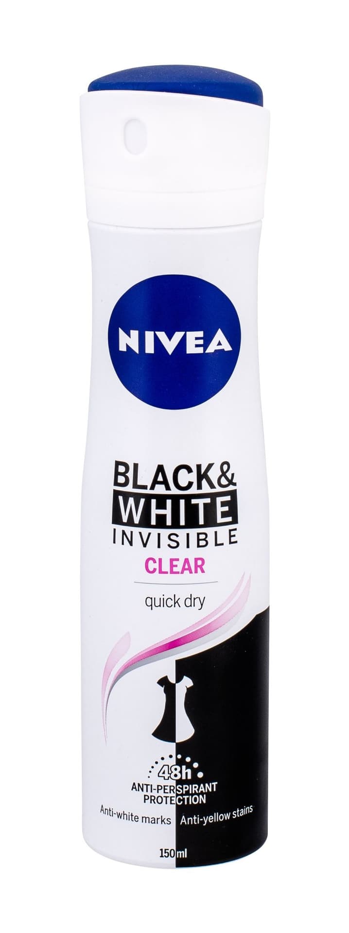 

Nivea Clear Black White Invisible 48h Antyperspirant 150ml (W)