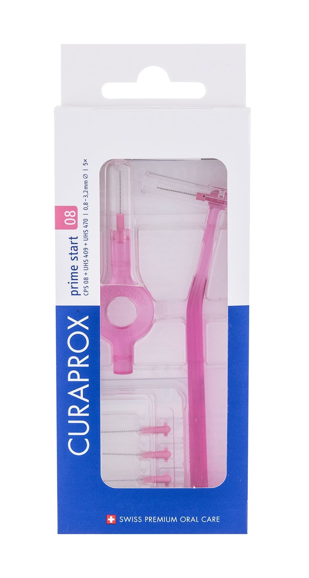 

Curaprox CPS 08 Prime Start 0,8 - 3,2 mm Szczoteczka do przestrzeni międzyzębowych 5 szt (U)