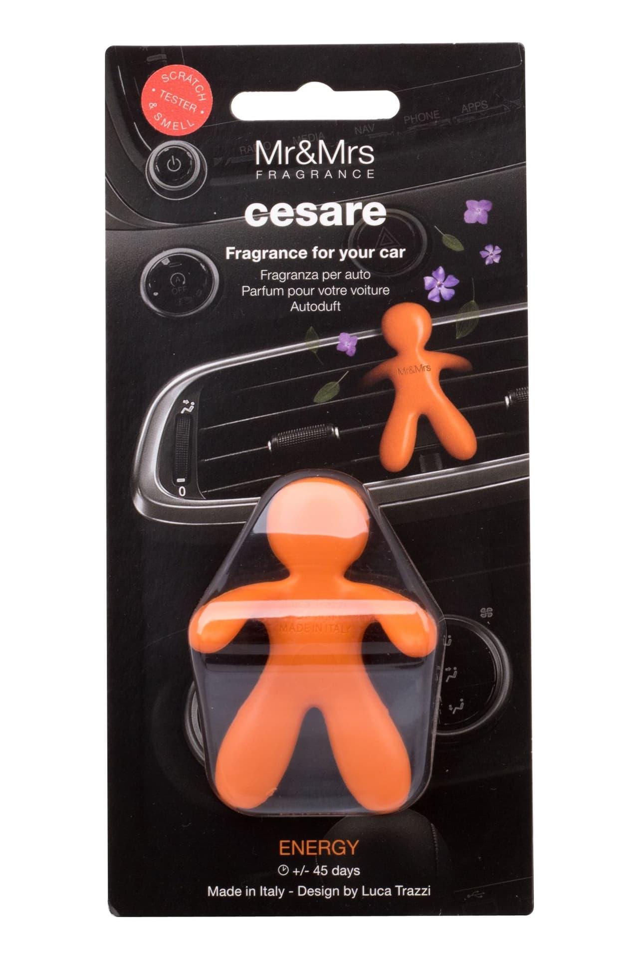 

MrMrs Fragrance Cesare Energy Zapach samochodowy 1 szt (U)