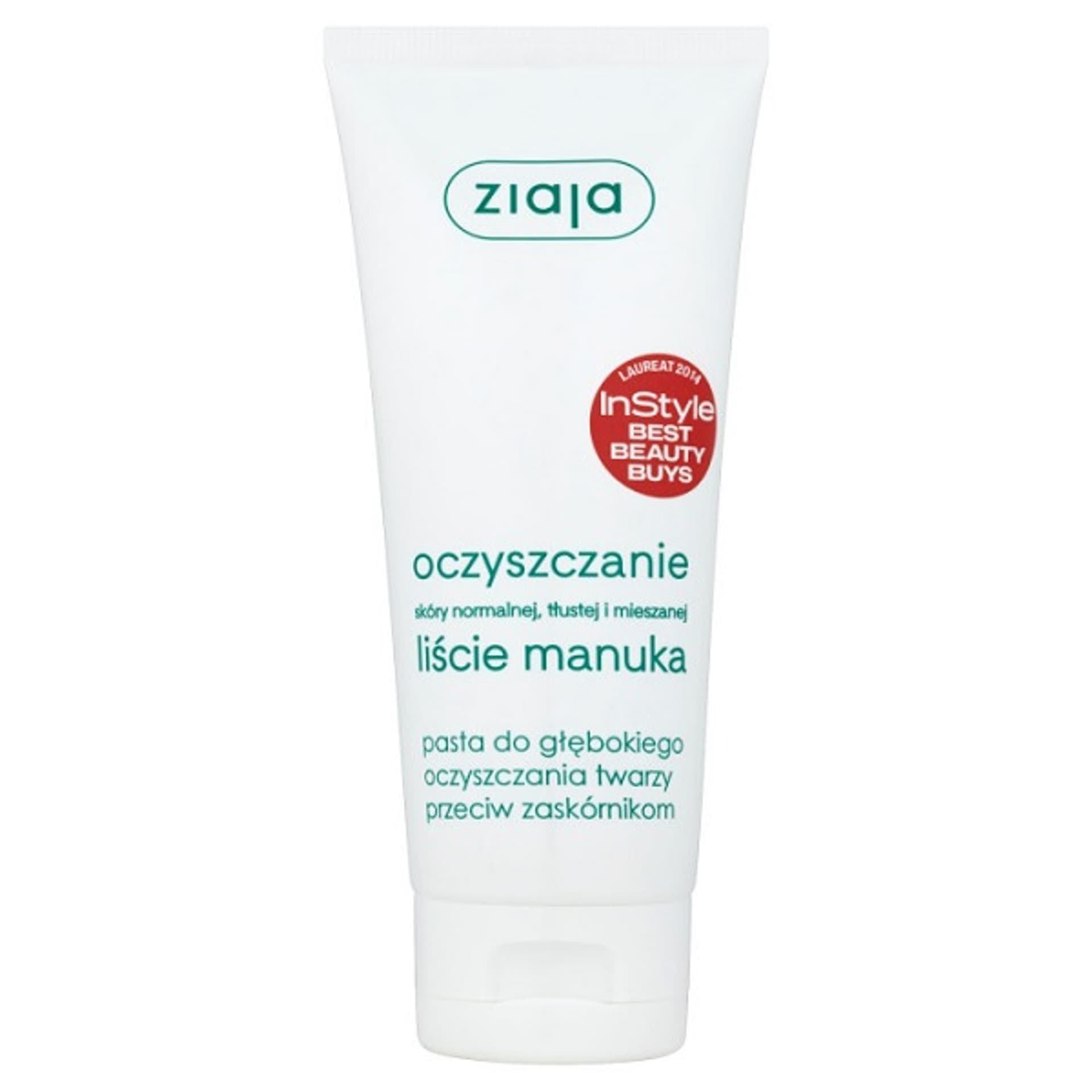 

Ziaja Liście Manuka Oczyszczanie pasta do głębokiego oczyszczania twarzy przeciw zaskórniakom 75ml