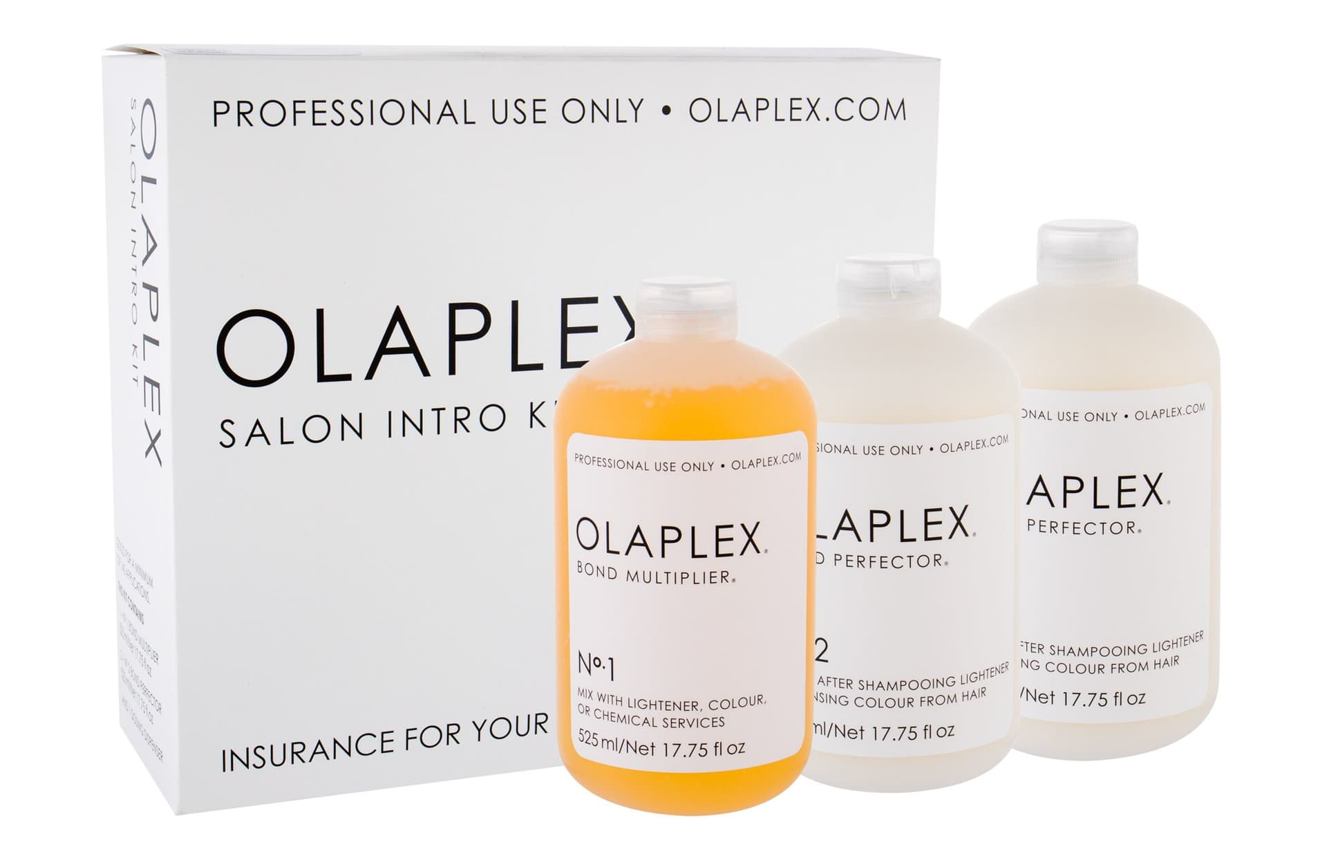 

Olaplex Salon Intro Kit Bond Multiplier No. 1 Serum do włosów 525ml Bond Multiplier No. 1 525ml + Bond Perfector No. 2 2 x 525ml + aplikator Dosing Dispenser 1 szt (W) Uszkodzone pudełko, W) uszkodzone pudełk