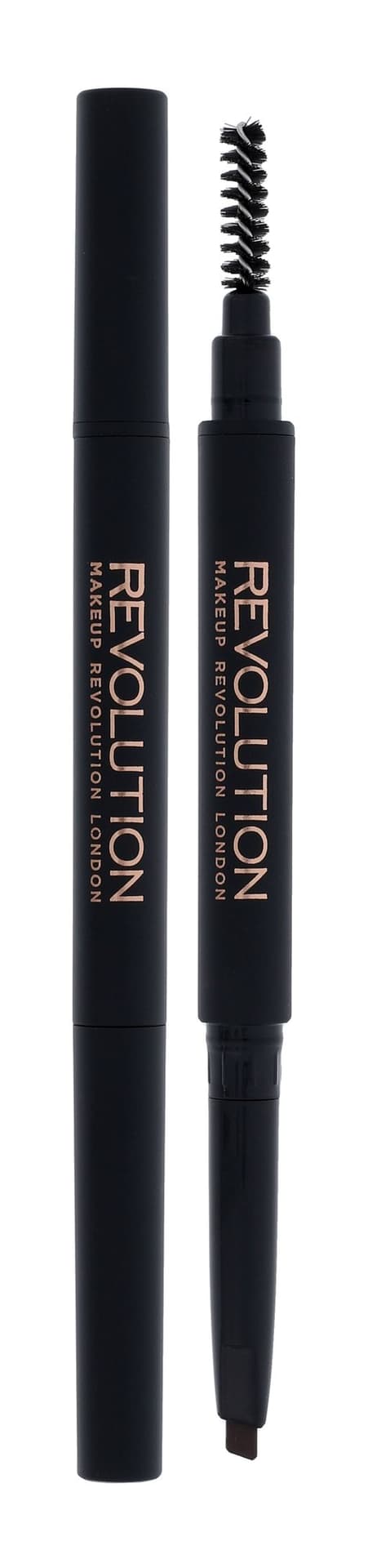 

Makeup Revolution Duo Brow Definer Kredka do brwi + szczoteczka Medium Brown 1szt