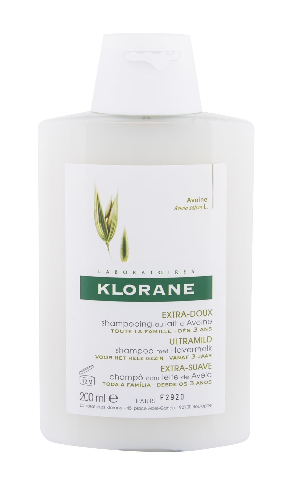 

Klorane Ultra-Gentle Oat Milk Szampon do włosów 200ml (W)