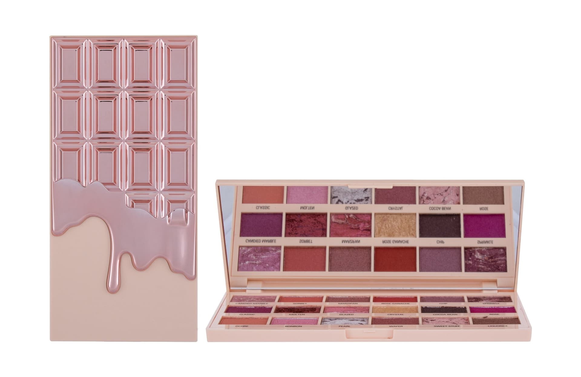 

I Heart Revolution Chocolate Paleta cieni do powiek (18) Marble Rose Gold 1 szt.