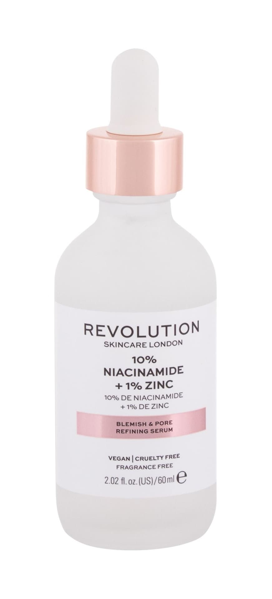 

Revolution Skincare 10% Niacinamide + 1% Zinc Skincare Serum do twarzy 60ml (W)