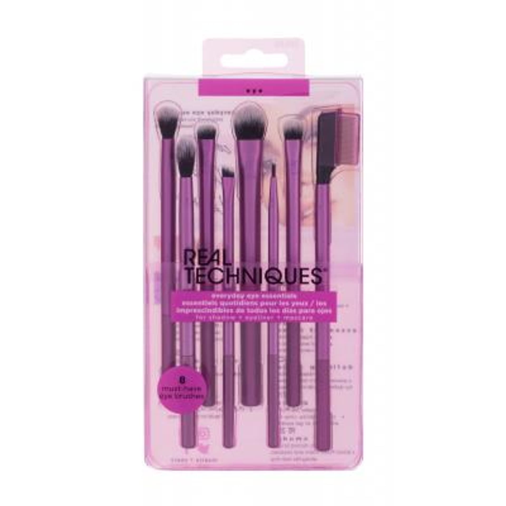 

Real Techniques zestaw pędzli do makijażu Everyday Eye Essentials - Kosmetyczny pędzel RT 307 1 szt + Kosmetyczny pędzel RT 310 1 szt + Kosmetyczny pędzel RT 304 1 szt + Kosmetyczny pędzel RT 313 1 szt + Kosmetyczny pędzel RT 332 1 szt + Kosmetyczny pędze