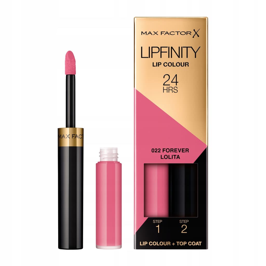 

MAX FACTOR Lipfinity Lip Colour długotrwała pomadka z systemem Permawear 22 Forever Lolita 2,3ml+1,9g