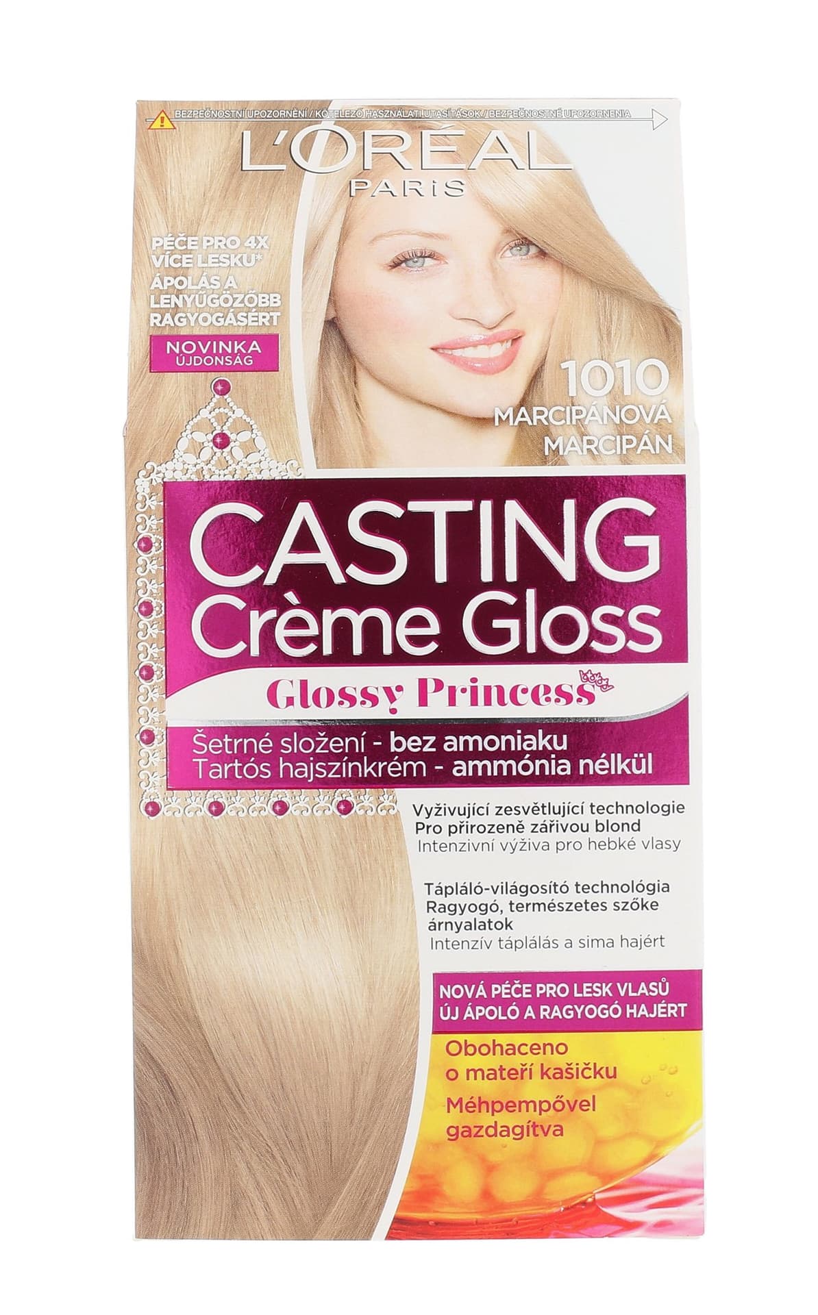 

L´Oréal Paris 1010 Light Iced Blonde Glossy Princess Casting Creme Gloss Farba do włosów 48ml (W)