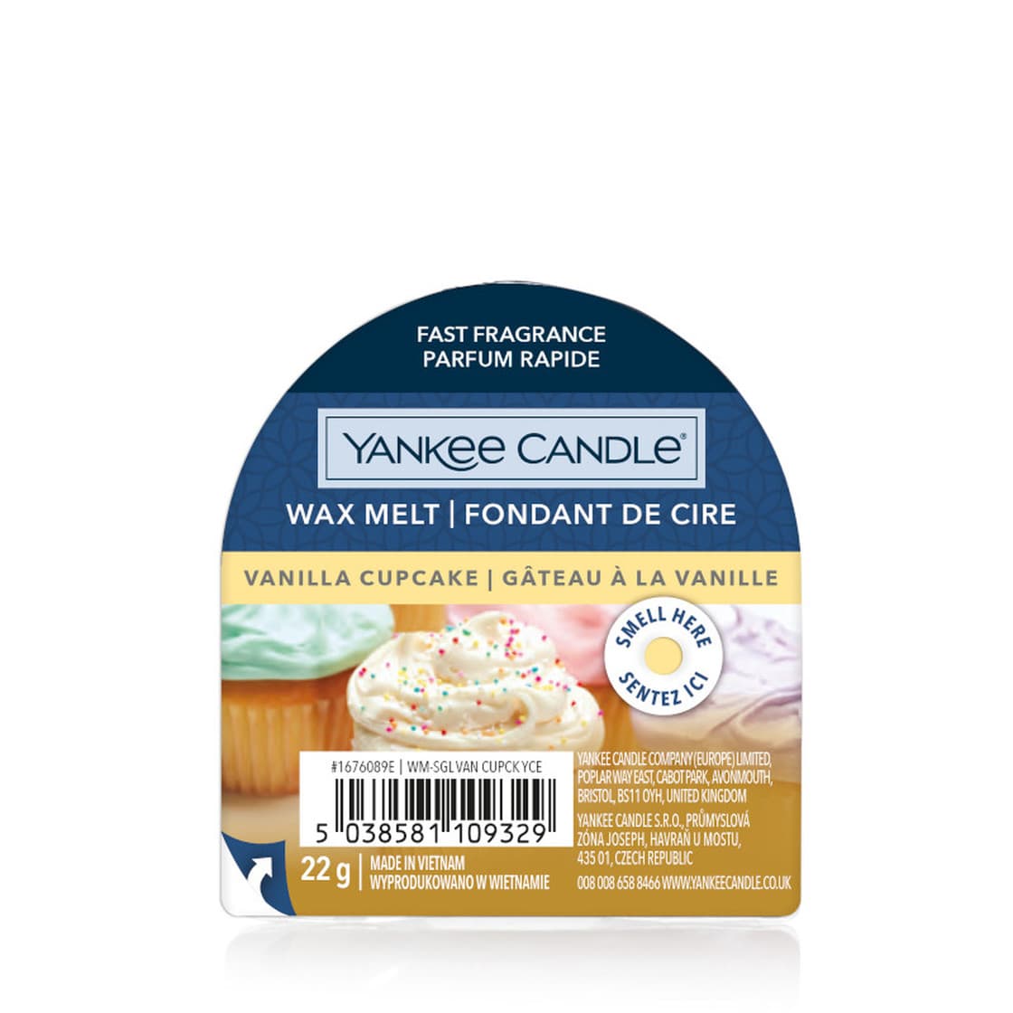 

Yankee Candle Wax Melt wosk zapachowy Vanilla Cupcake 22g