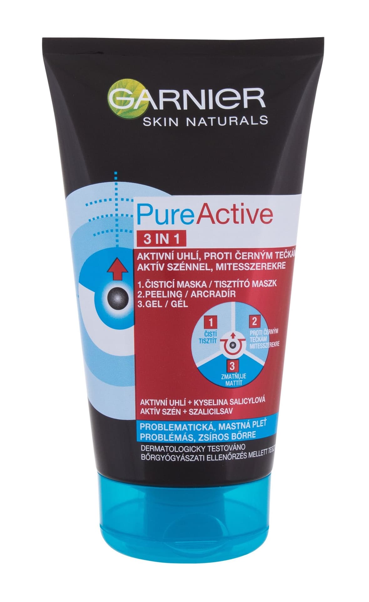 

Garnier 3in1 Pure Active Maseczka do twarzy 150ml (W)