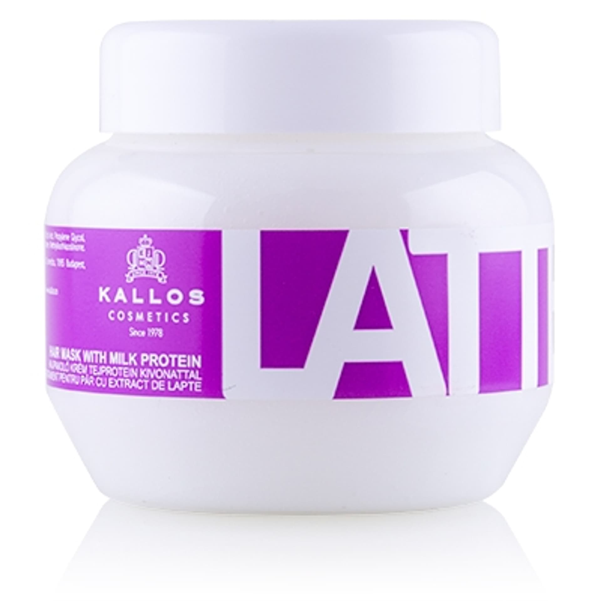 

Kallos Latte Hair Mask With Milk Protein maska do włosów zniszczonych zabiegami chemicznymi 275ml