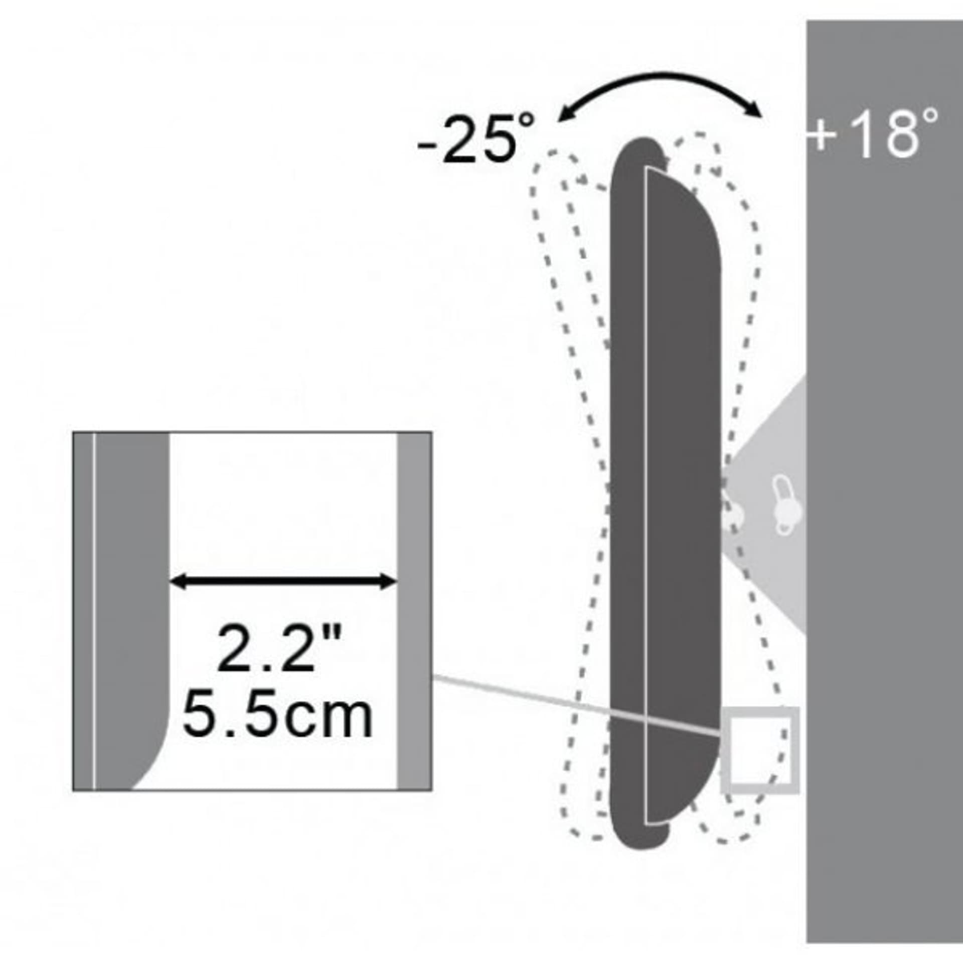 

Uchwyt ścienny LCD/LED 17-37cali 35kg pochylny, slim, czarny