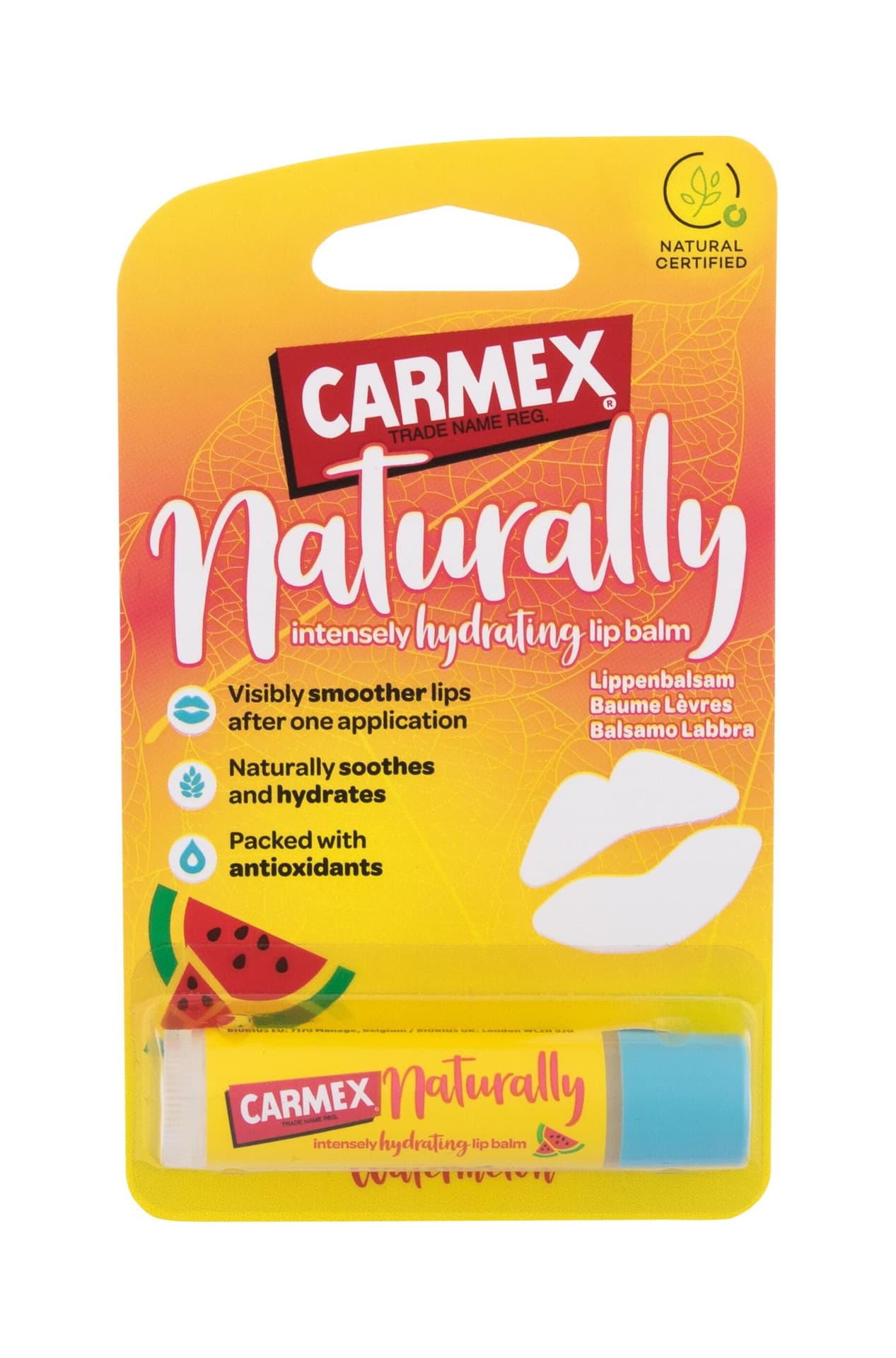 

Carmex Watermelon Naturally Balsam do ust 4,25g (W)