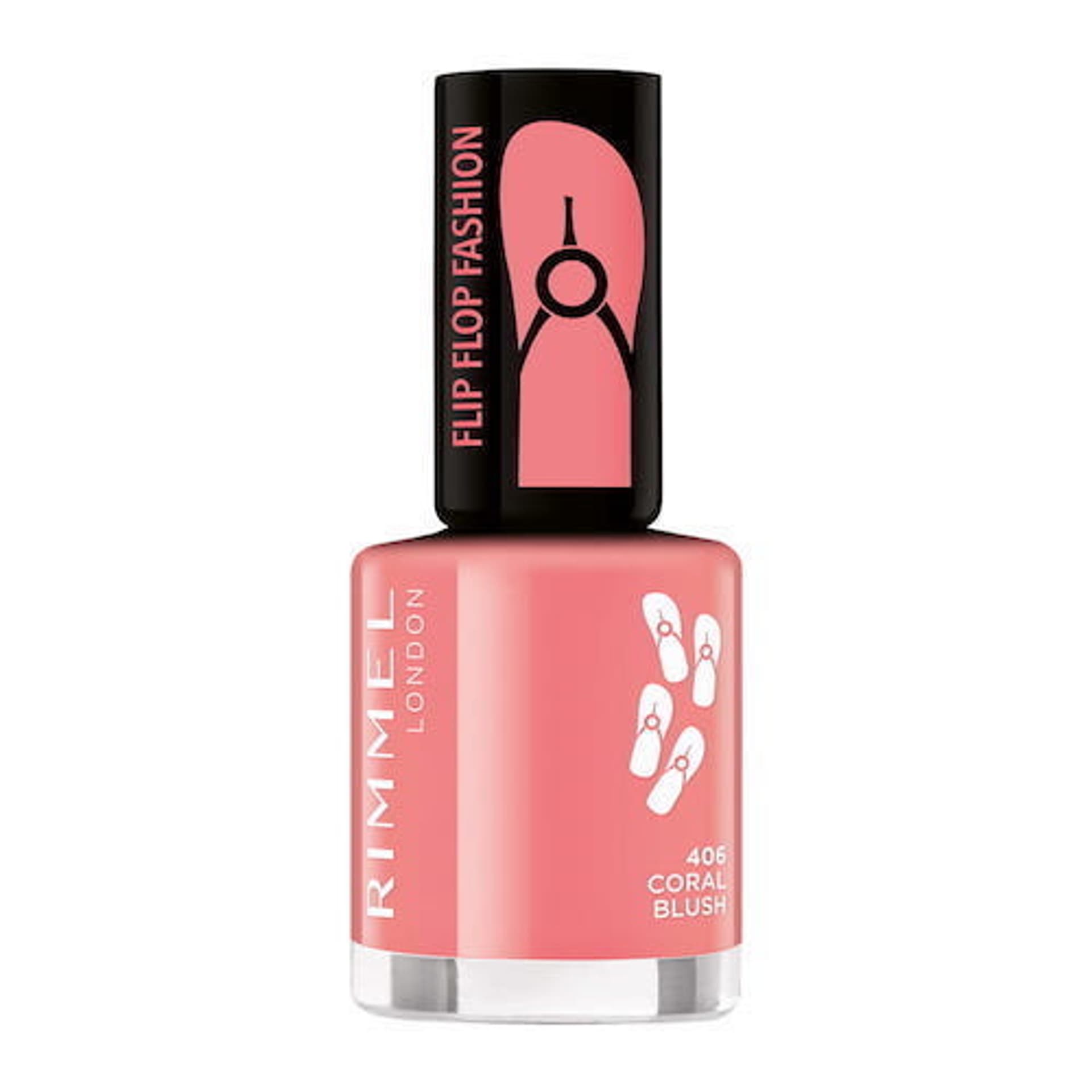 

Rimmel 60 Sekund Flip Flop szybkoschnący lakier do paznokci 406 Coral Blush 8ml
